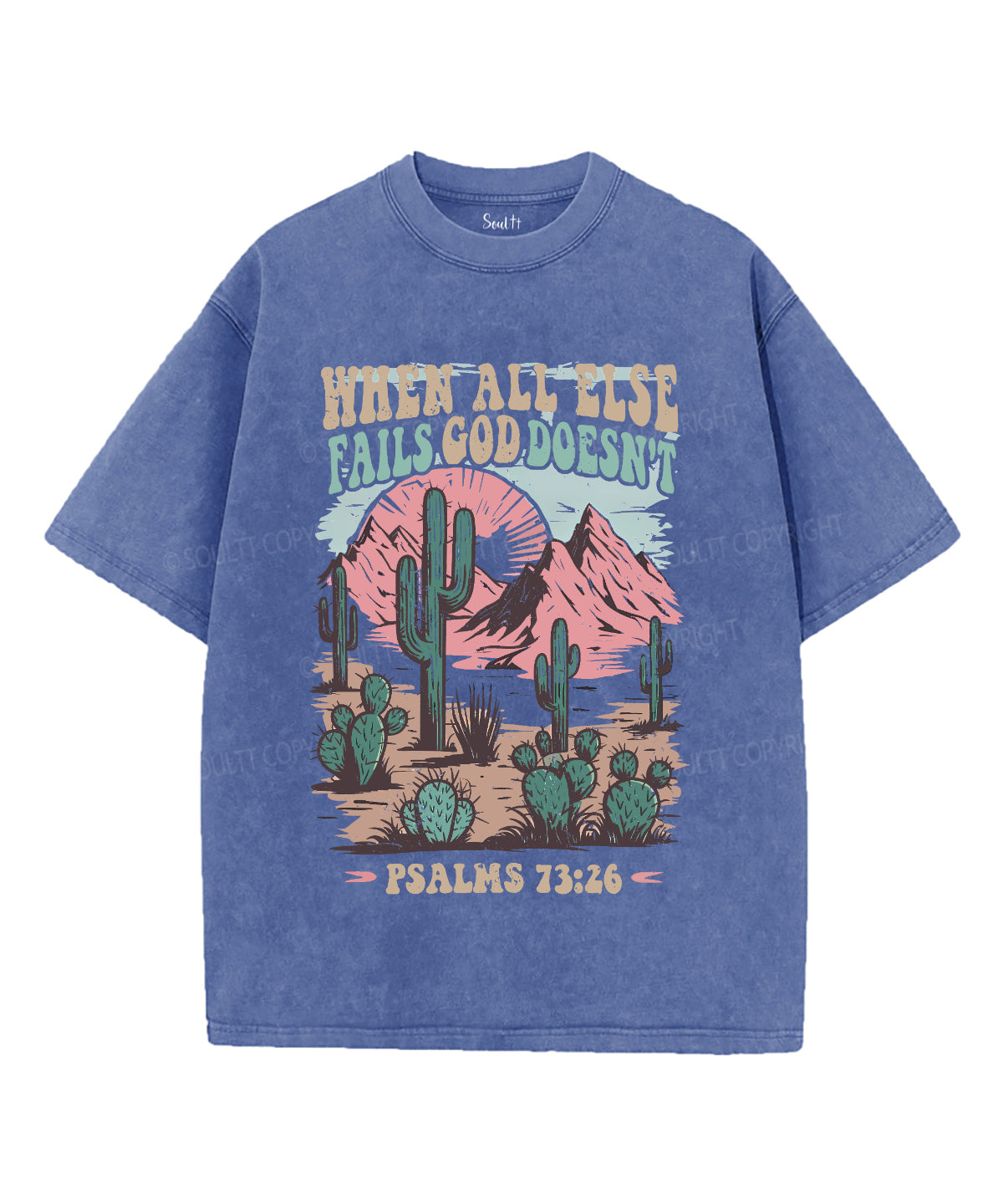 When All Else Fails Unisex Washed Christian T-shirt Style002 Hoodie, Sweatshirt | CiraTrend.com (Image 3)