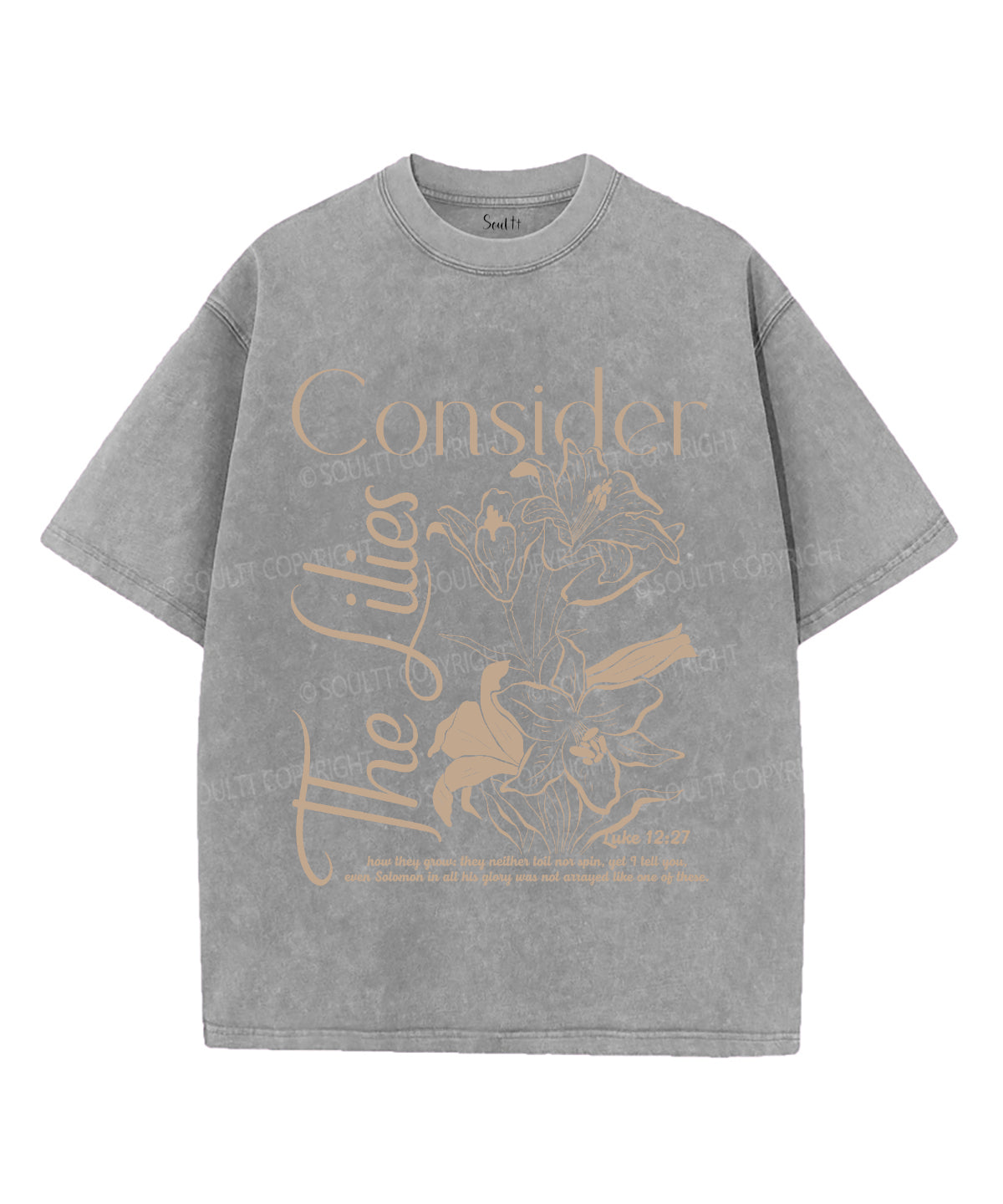 Consider Lilies Washed Christian T-Shirts, Hoodie, Sweatshirt