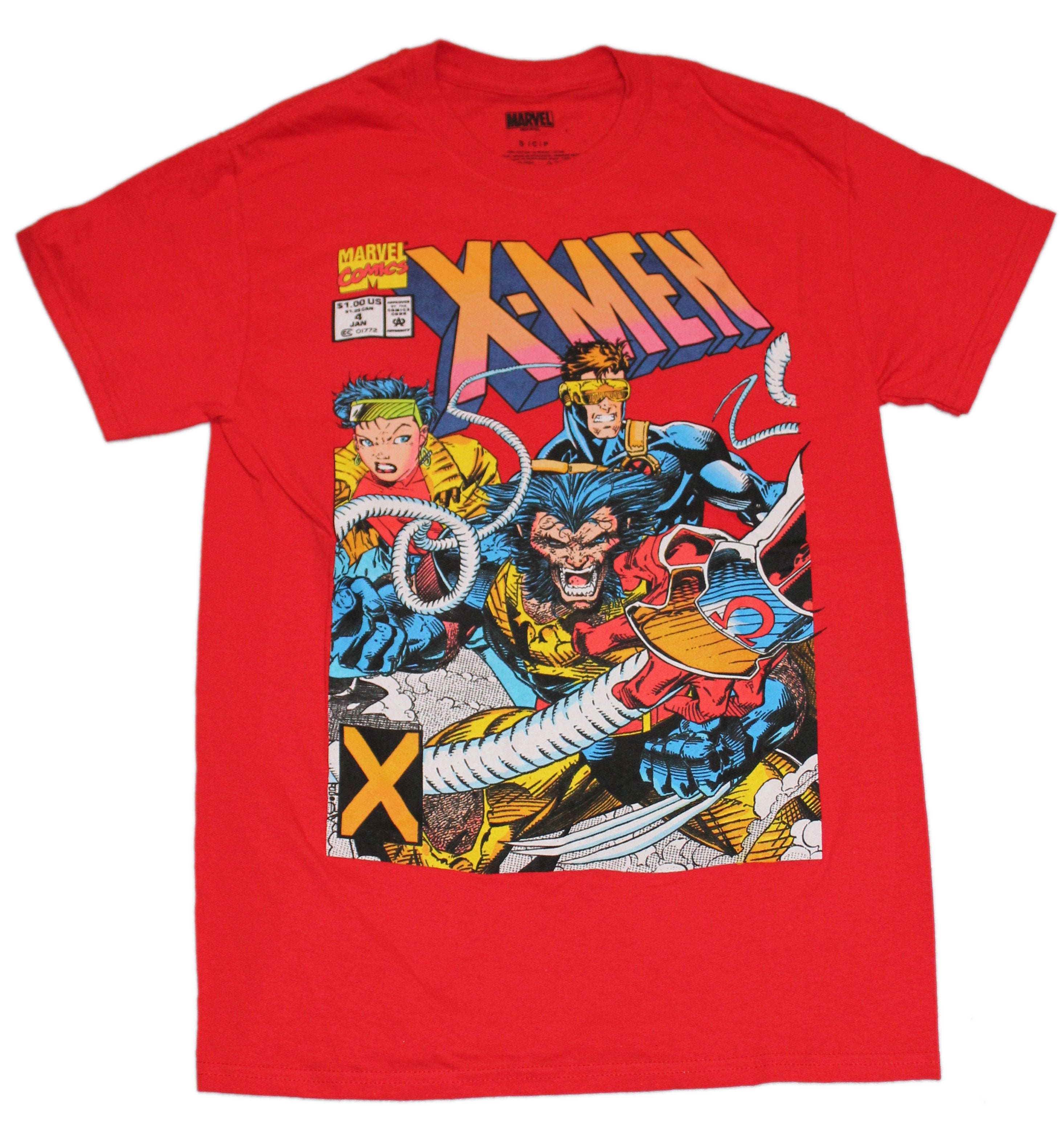 X-Men Mens T-Shirt - Issue 4 Group Verses Omega Red Hoodie, Sweatshirt | CiraTrend.com