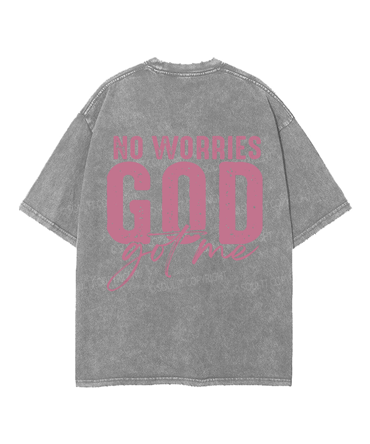 No Worries Unisex Washed Christian T-shirt Hoodie, Sweatshirt | CiraTrend.com (Image 5)
