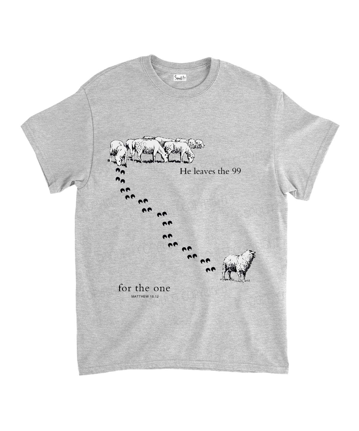 He Leaves The 99 Unisex Cotton Christian T-Shirt Hoodie, Sweatshirt | CiraTrend.com (Image 4)