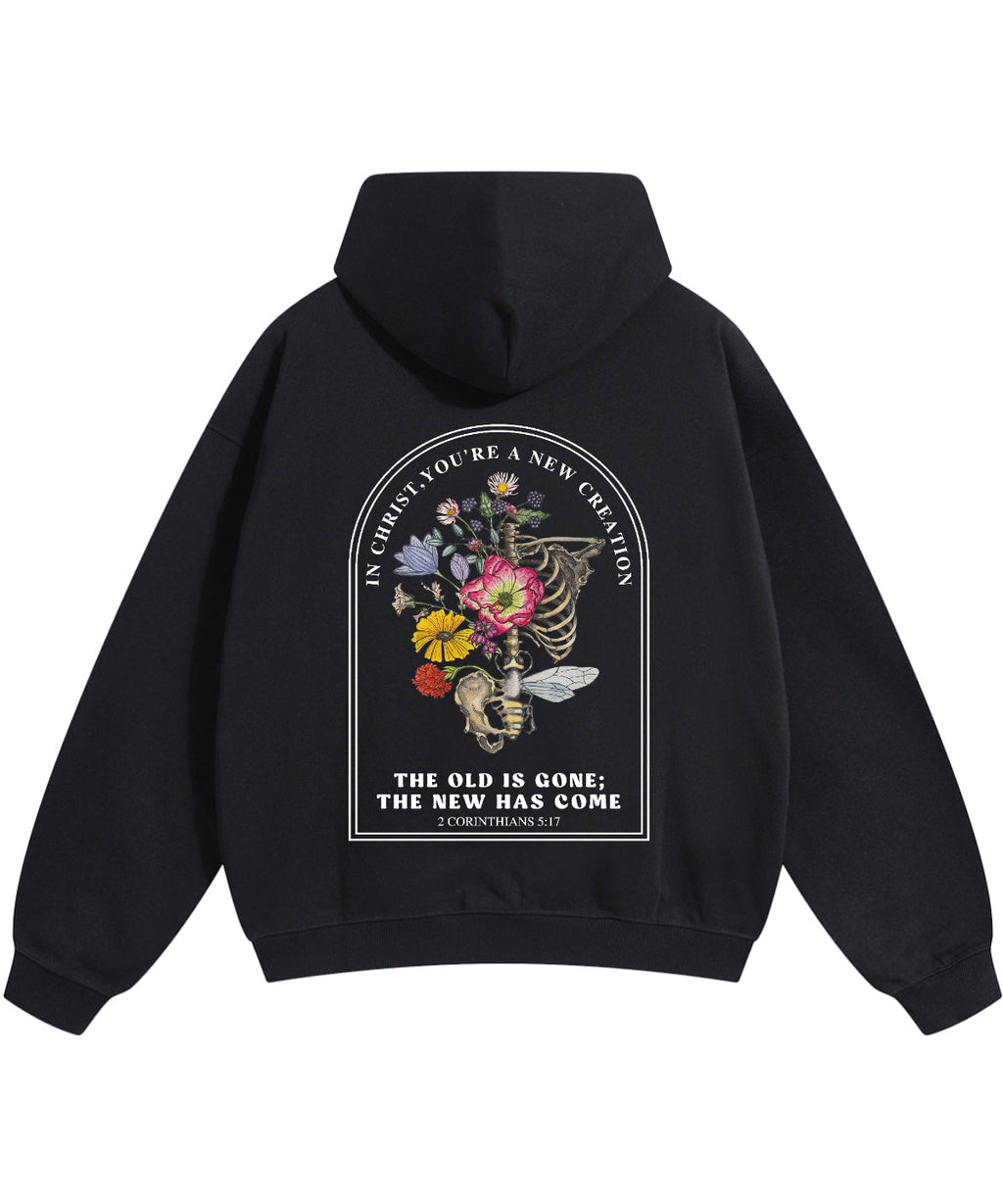 The Old Is Gone Double Sided Cotton Christian Hoodie T-Shirts, Sweatshirt | CiraTrend.com (Image 3)