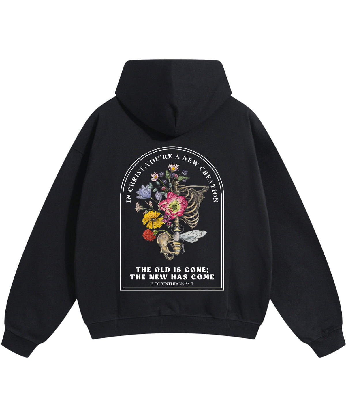 The Old Is Gone Double Sided Cotton Christian Hoodie T-Shirts, Sweatshirt | CiraTrend.com (Image 3)