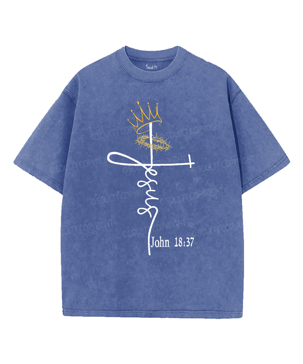 I Am King Washed Christian T-Shirts, Hoodie, Sweatshirt