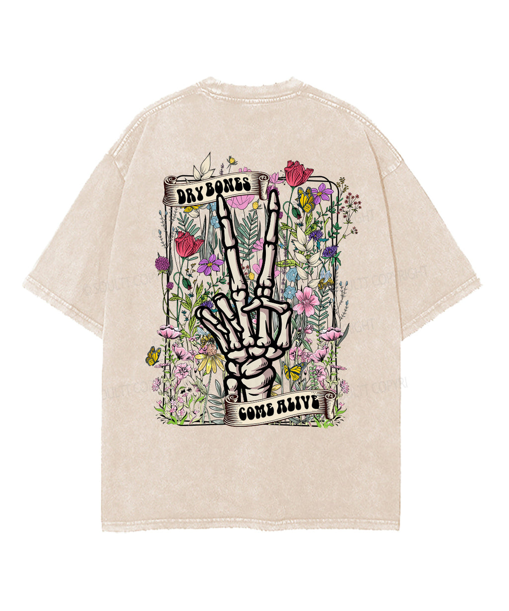 Dry Bones Come Alive Washed Christian Style003 T-Shirts, Hoodie, Sweatshirt