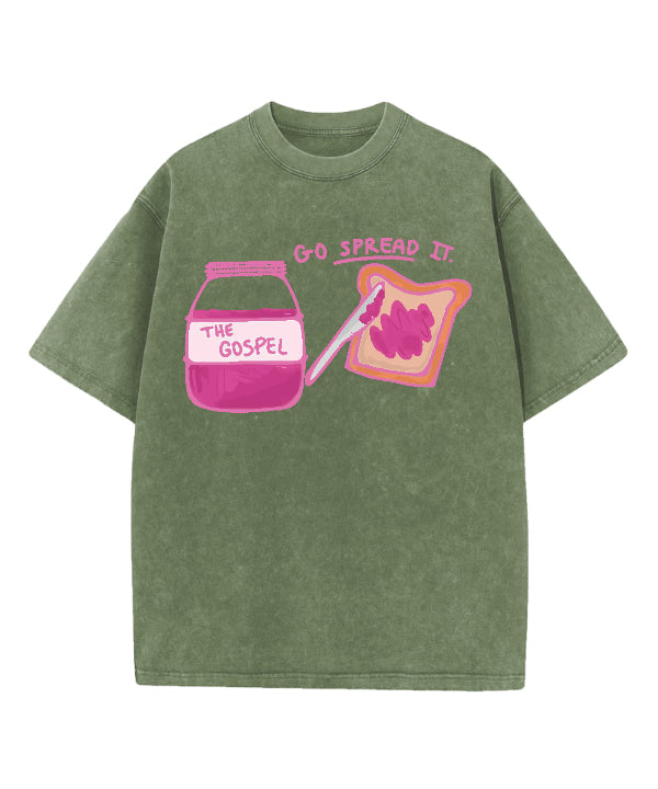Go Spread Washed Christian T-Shirts, Hoodie, Sweatshirt