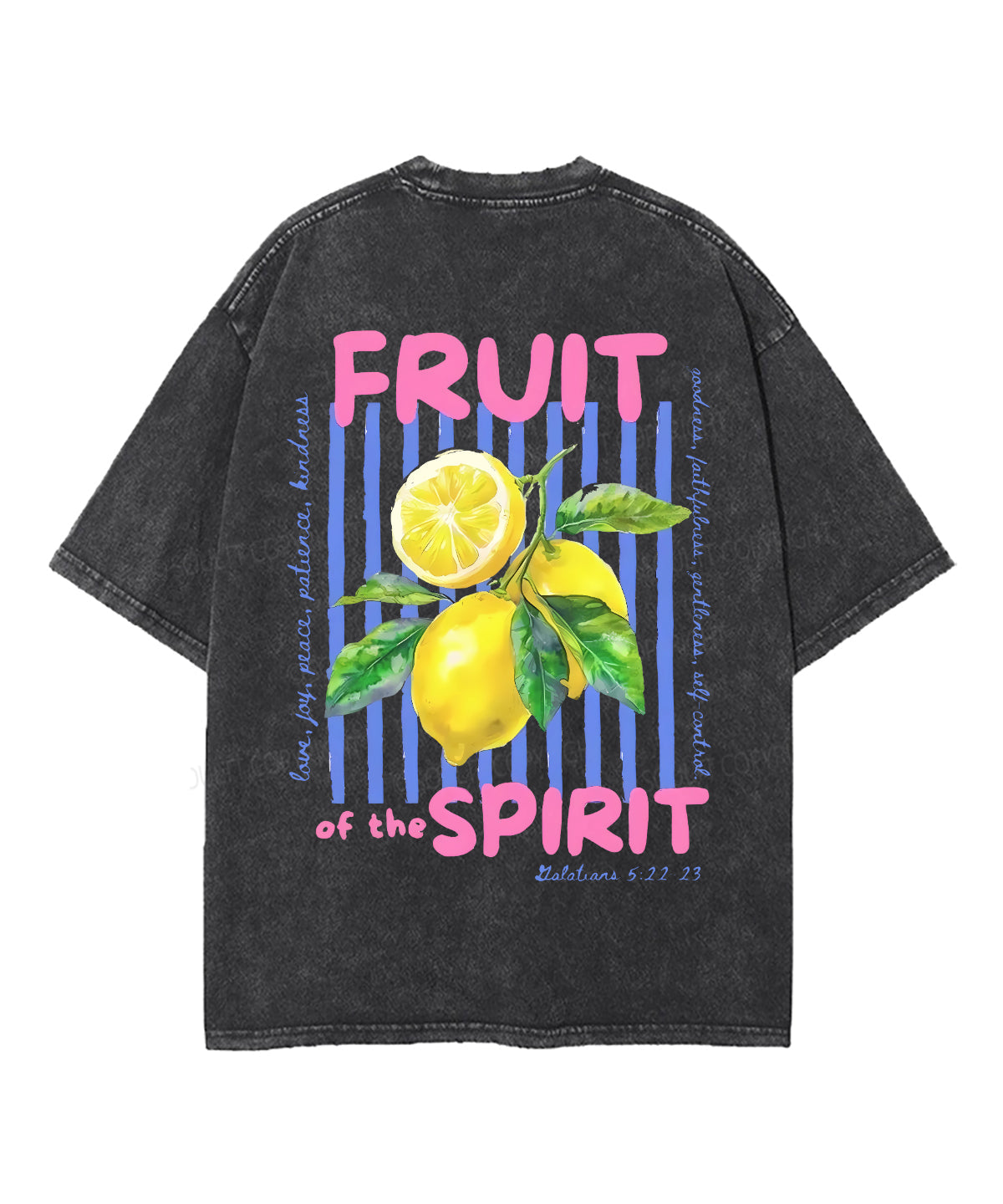 Fruit Spirit Double Sided Washed Christian Style034 T-Shirts, Hoodie, Sweatshirt