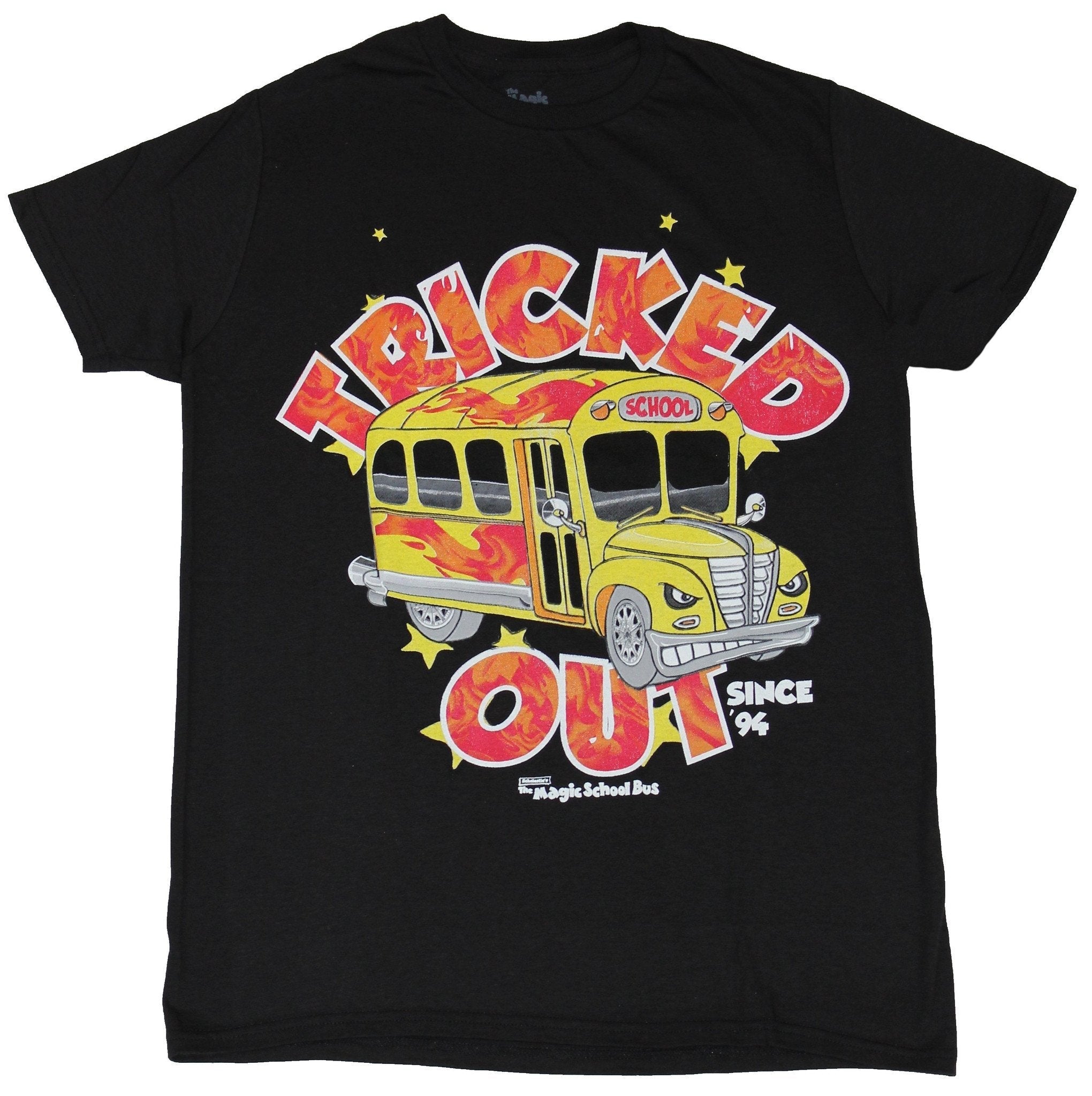 The Magic School Bus Mens T-Shirt  - Tricked Out Flying Bus Image Hoodie, Sweatshirt | CiraTrend.com
