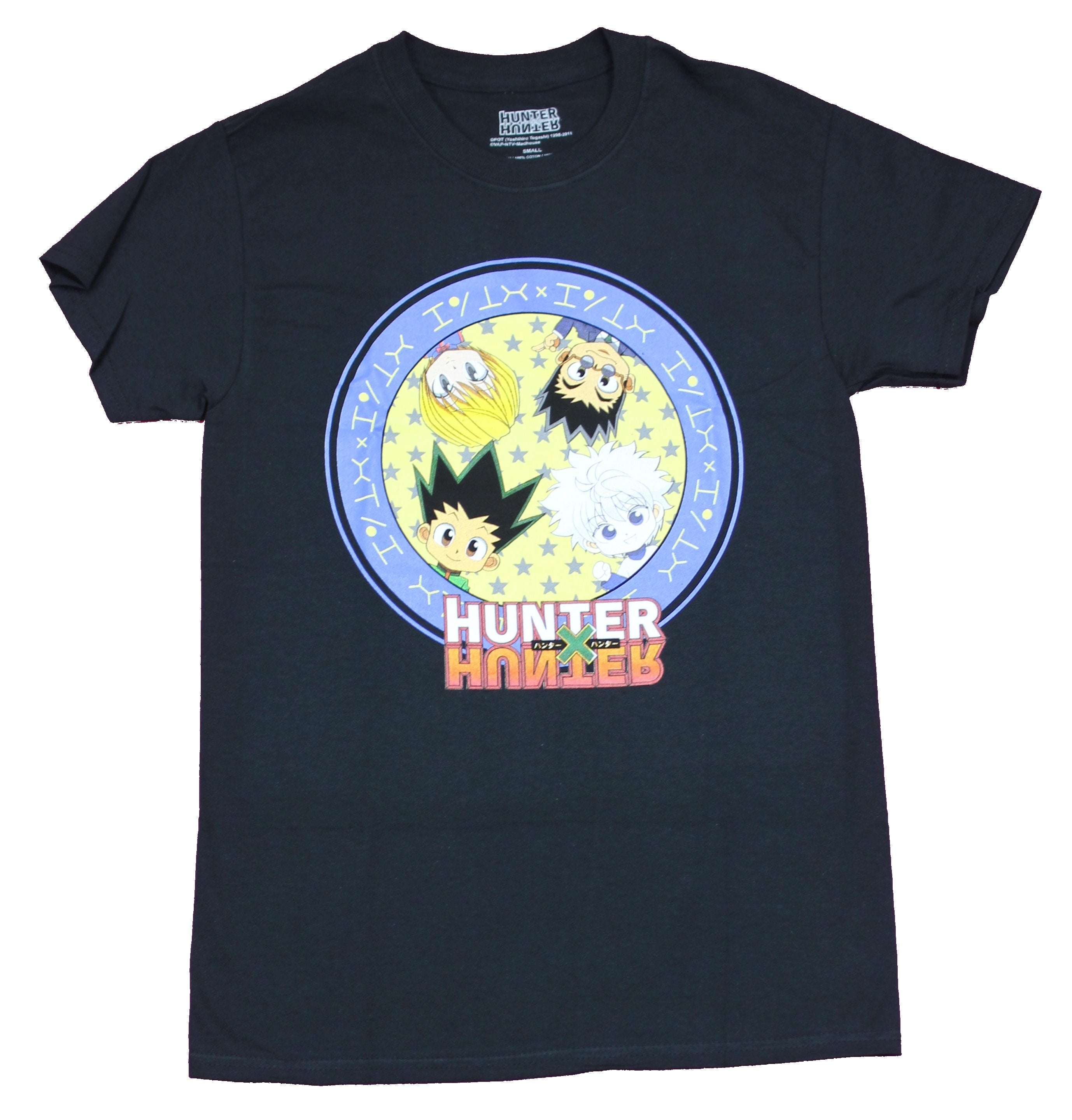 Hunter X Hunter Mens T-Shirt - 4 Characters Circle Image & logo Hoodie, Sweatshirt | CiraTrend.com