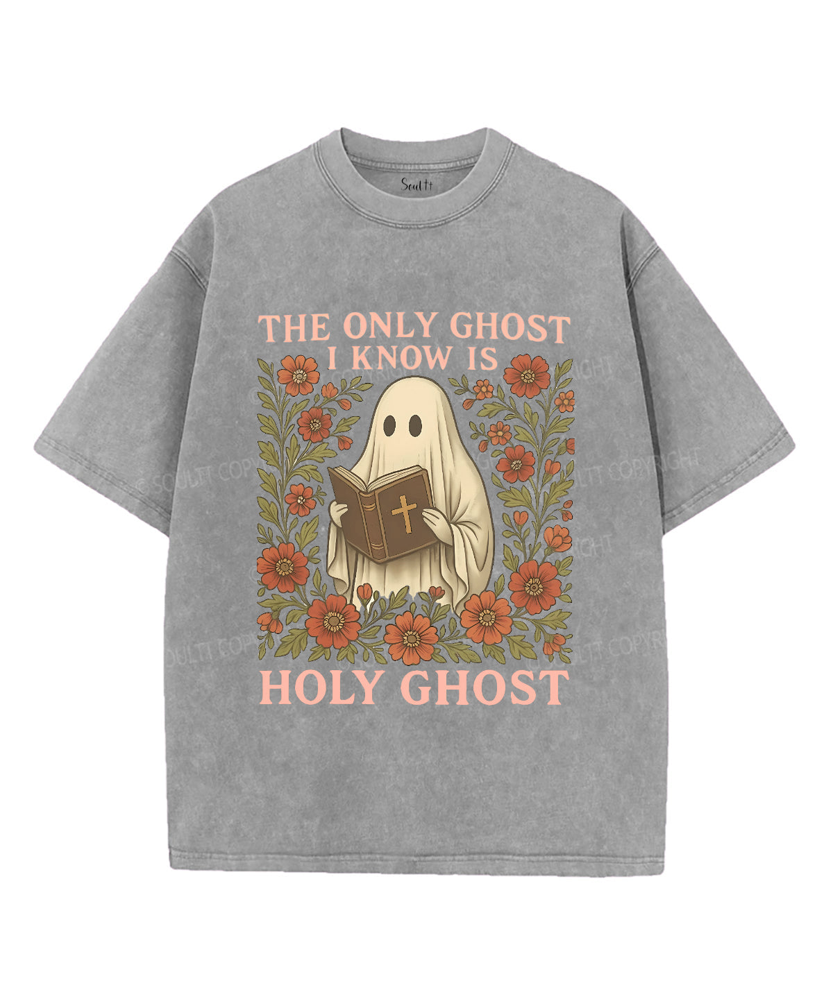 Holy Ghost Washed Christian Style001 T-Shirts, Hoodie, Sweatshirt