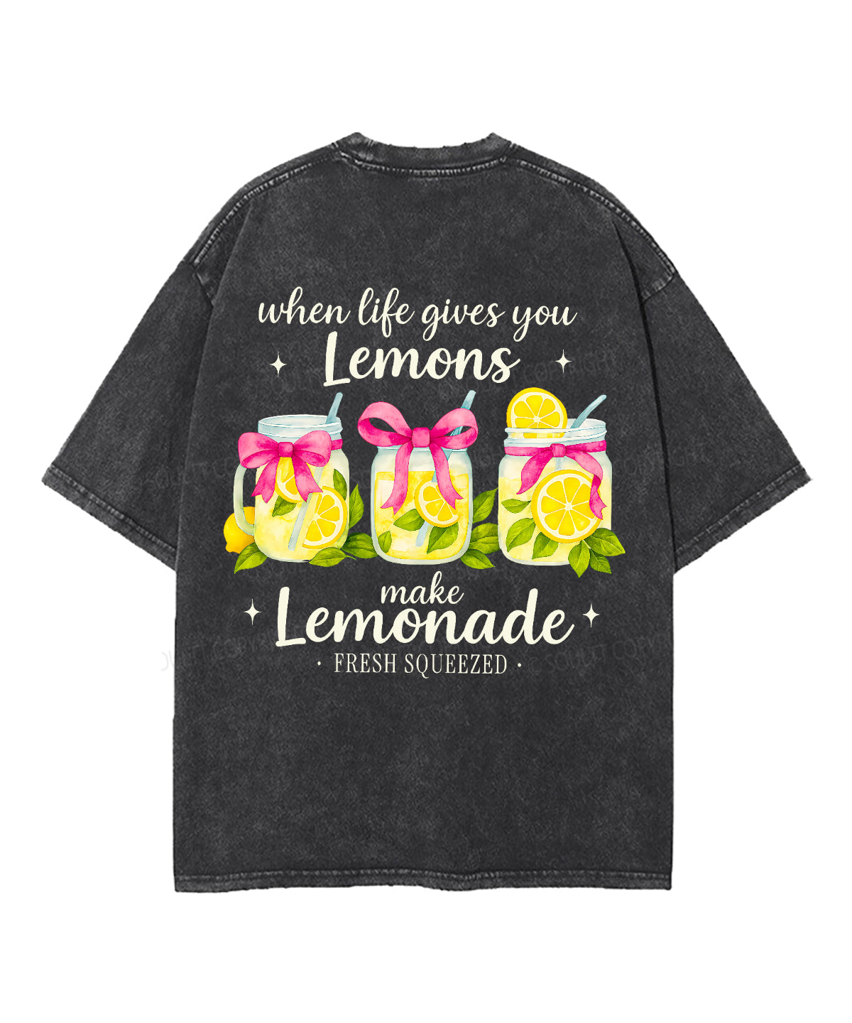 When life gives you Lemons Double Sided Unisex Washed Christian T-shirt Hoodie, Sweatshirt | CiraTrend.com (Image 3)