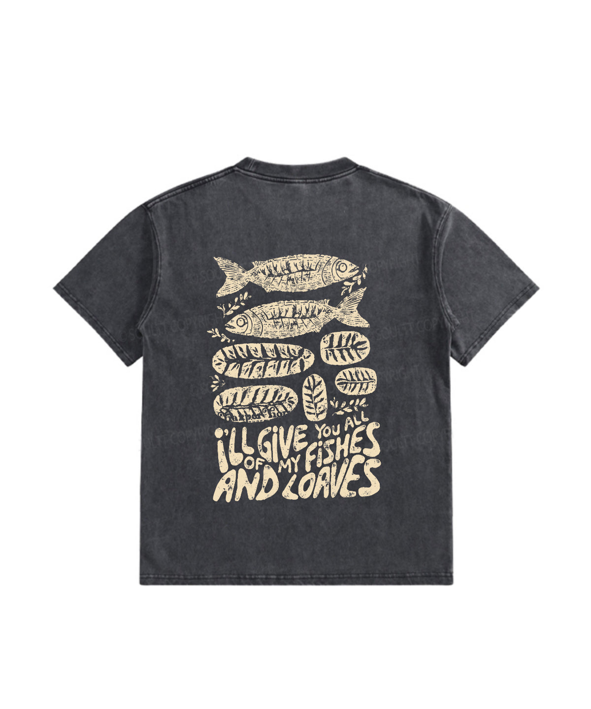 My Fishes Loaves Double Sided Washed Christian T-Shirts, Hoodie, Sweatshirt