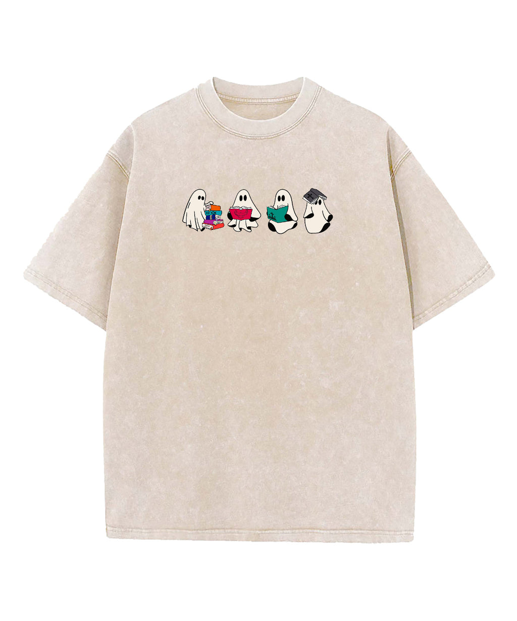 Lovely Ghost Read Bible Washed Christian T-shirt Hoodie, Sweatshirt | CiraTrend.com (Image 1)