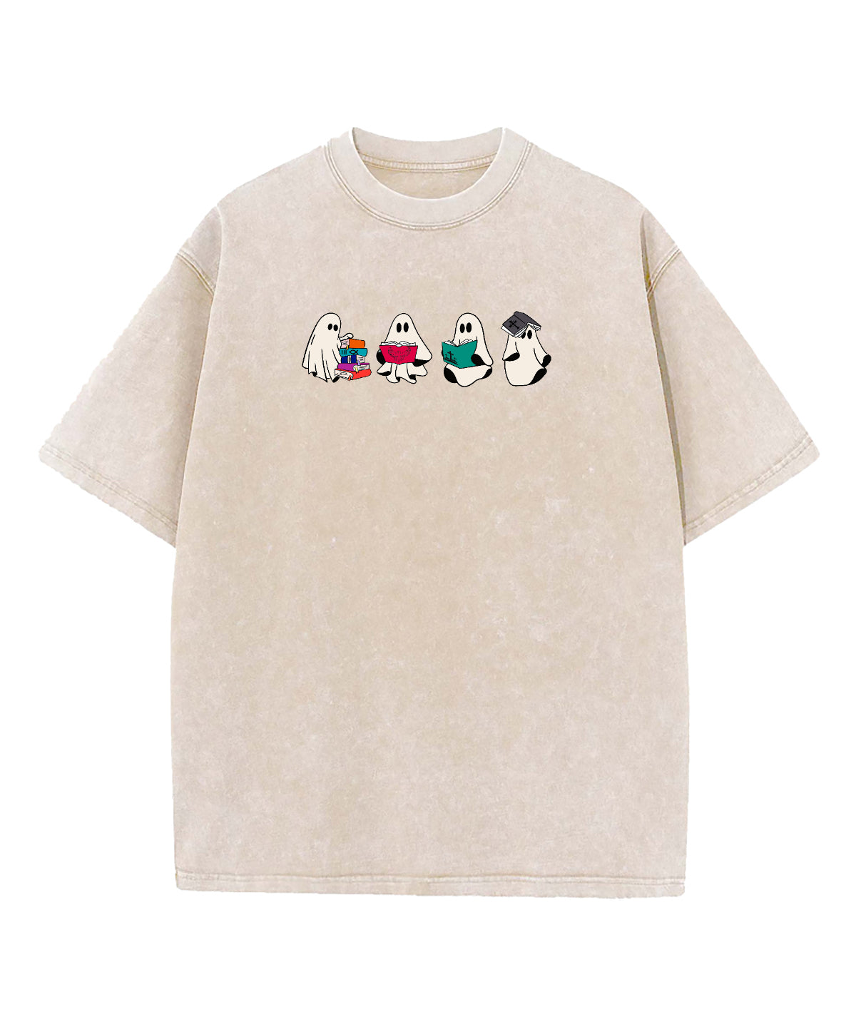 Lovely Ghost Read Bible Washed Christian T-shirt Hoodie, Sweatshirt | CiraTrend.com (Image 1)