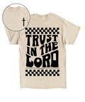 Trust In The Lord Double Sided Unisex Cotton Christian T-Shirt Hoodie, Sweatshirt | CiraTrend.com (Image 1)