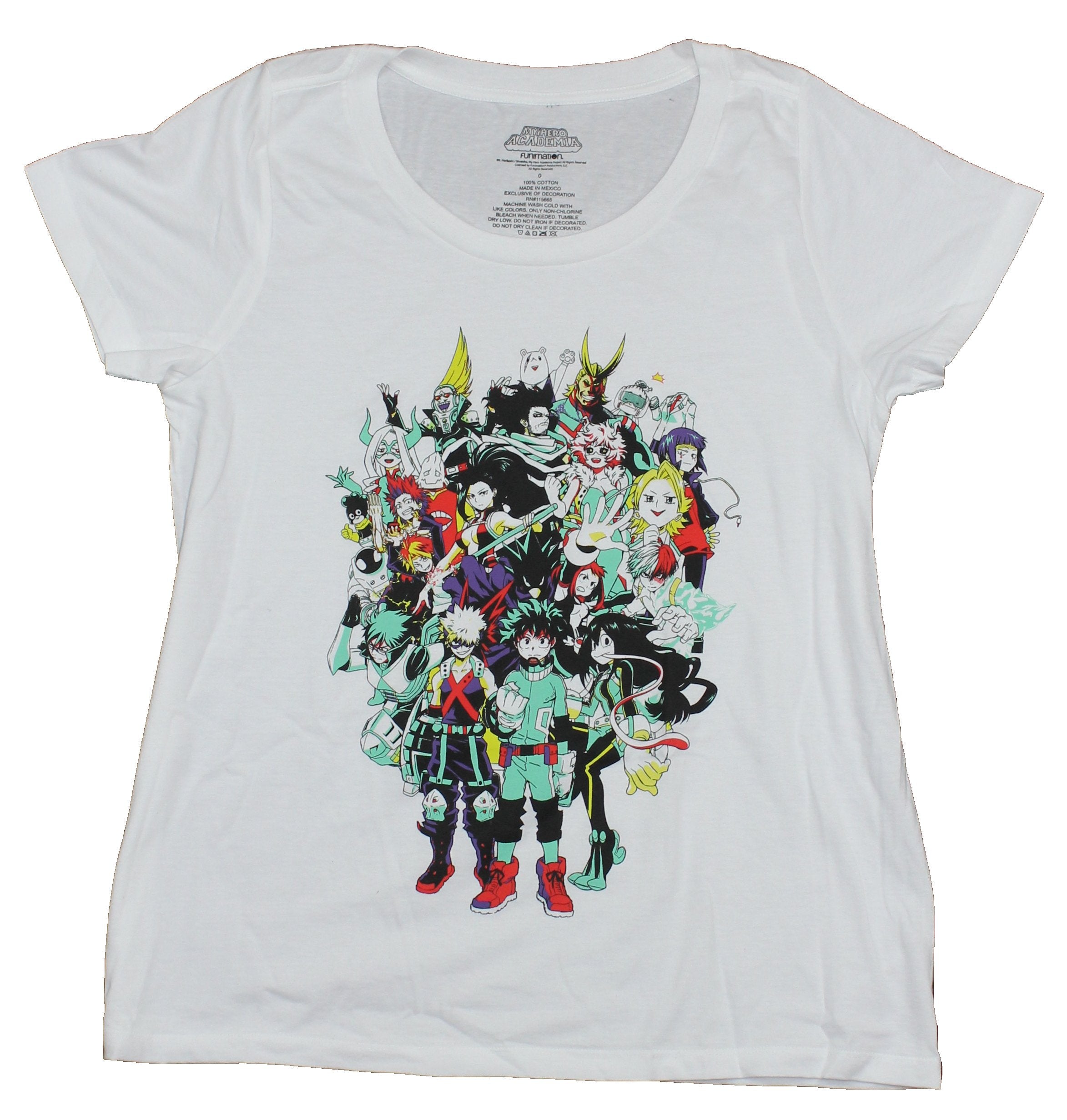 My Hero Academia Girls Plus Size T-Shirt - Class 1-A Super Group Image Hoodie, Sweatshirt | CiraTrend.com