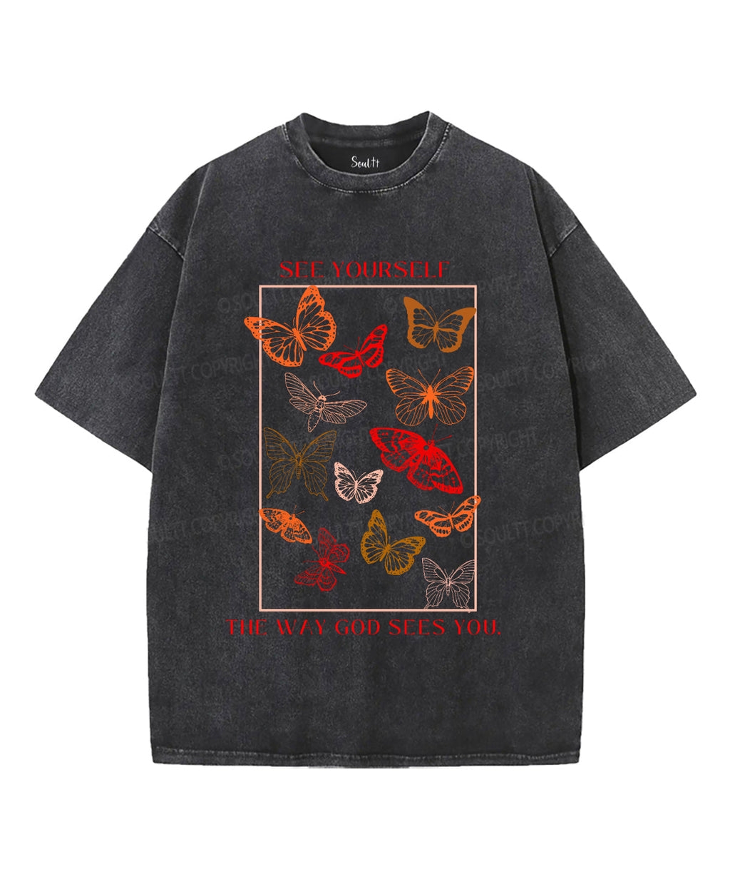 The Way God Sees You Washed Christian T-shirt Hoodie, Sweatshirt | CiraTrend.com (Image 1)