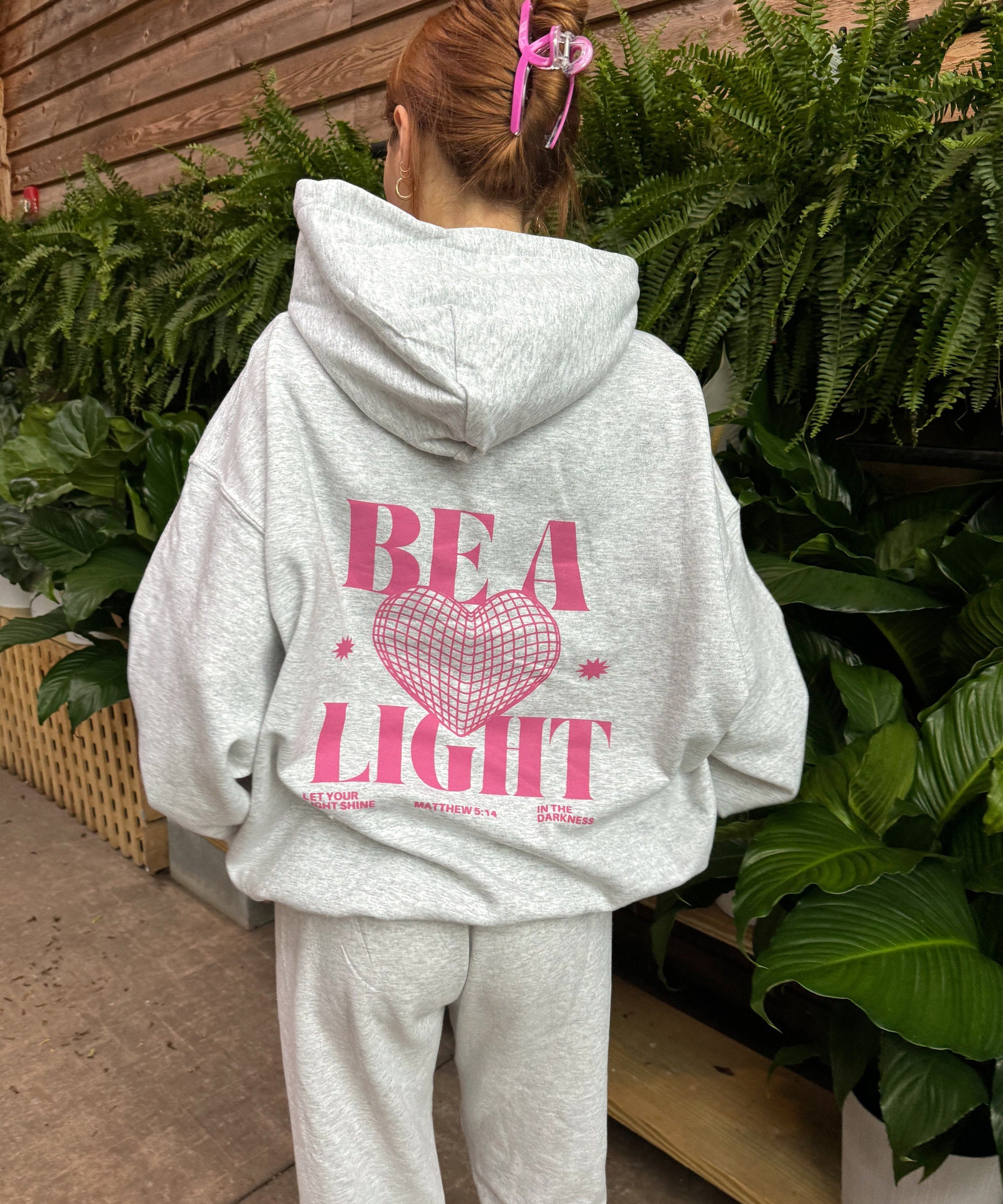 Be The Light Double Sided Cotton Christian Hoodie T-Shirts, Sweatshirt | CiraTrend.com (Image 2)