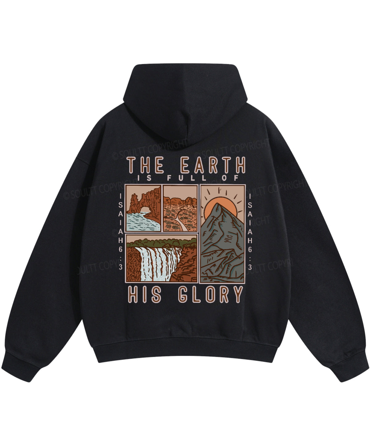 Earth Is Full His Glory Double Sided Cotton Christian T-Shirts, Hoodie, Sweatshirt