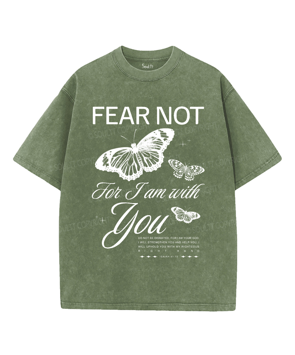 Fear Not Washed Christian T-shirt Hoodie, Sweatshirt | CiraTrend.com (Image 5)
