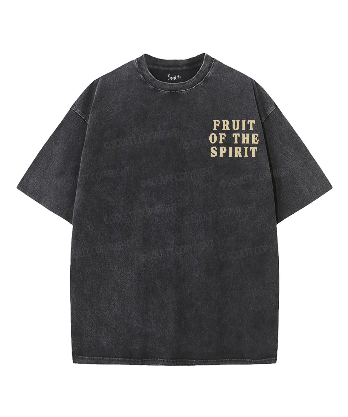 Fruit Of The Spirit Double Sided Unisex Washed Christian T-shirt Style017 Hoodie, Sweatshirt | CiraTrend.com (Image 4)