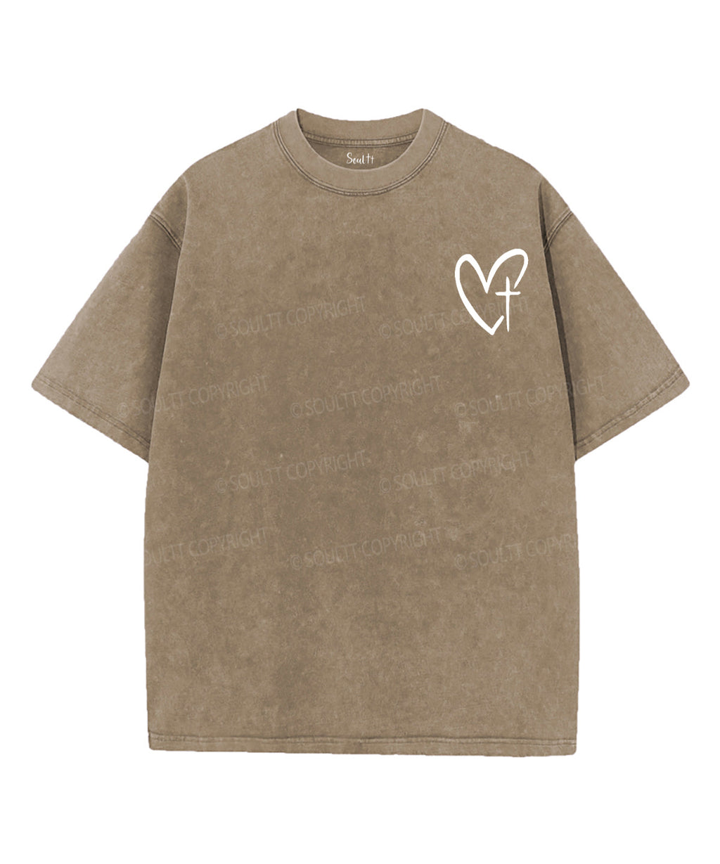 Jesus Has My Back Double Sided Unisex Washed Christian T-shirt Style002 Hoodie, Sweatshirt | CiraTrend.com (Image 3)