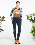 Tie-Dye Crop Top (TH-1914)