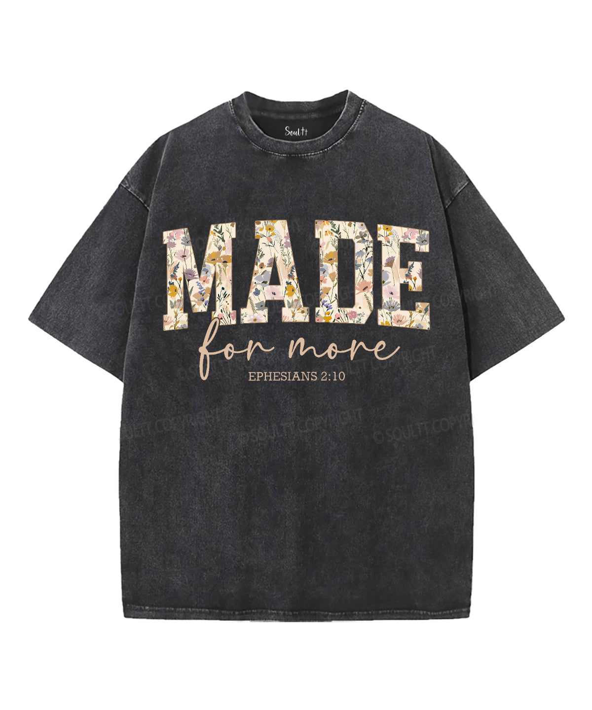 Made For More Unisex Washed Christian T-shirt Hoodie, Sweatshirt | CiraTrend.com (Image 2)