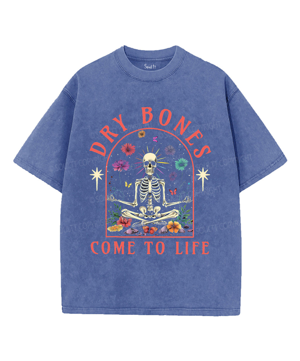 Dry Bones Come To Life Unisex Washed Christian T-shirt Style012 Hoodie, Sweatshirt | CiraTrend.com (Image 3)