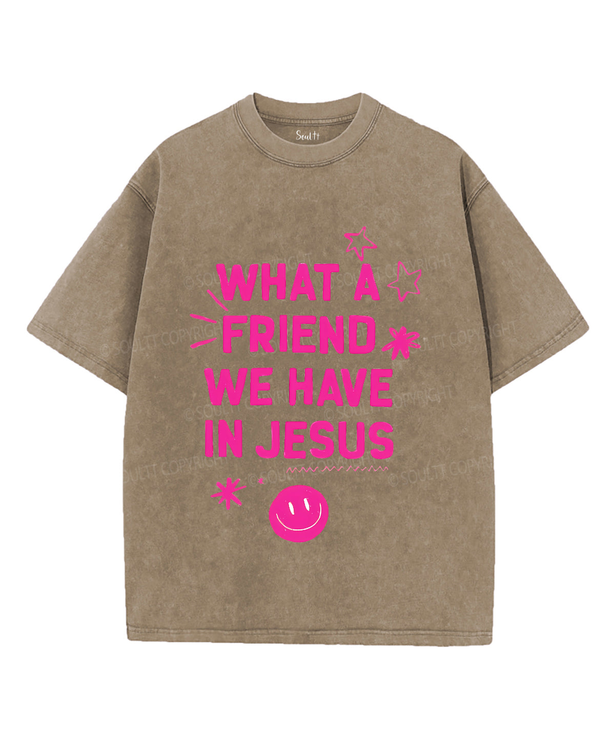 What A Friend We Have In Jesus Unisex Washed Christian T-shirt Hoodie, Sweatshirt | CiraTrend.com (Image 5)