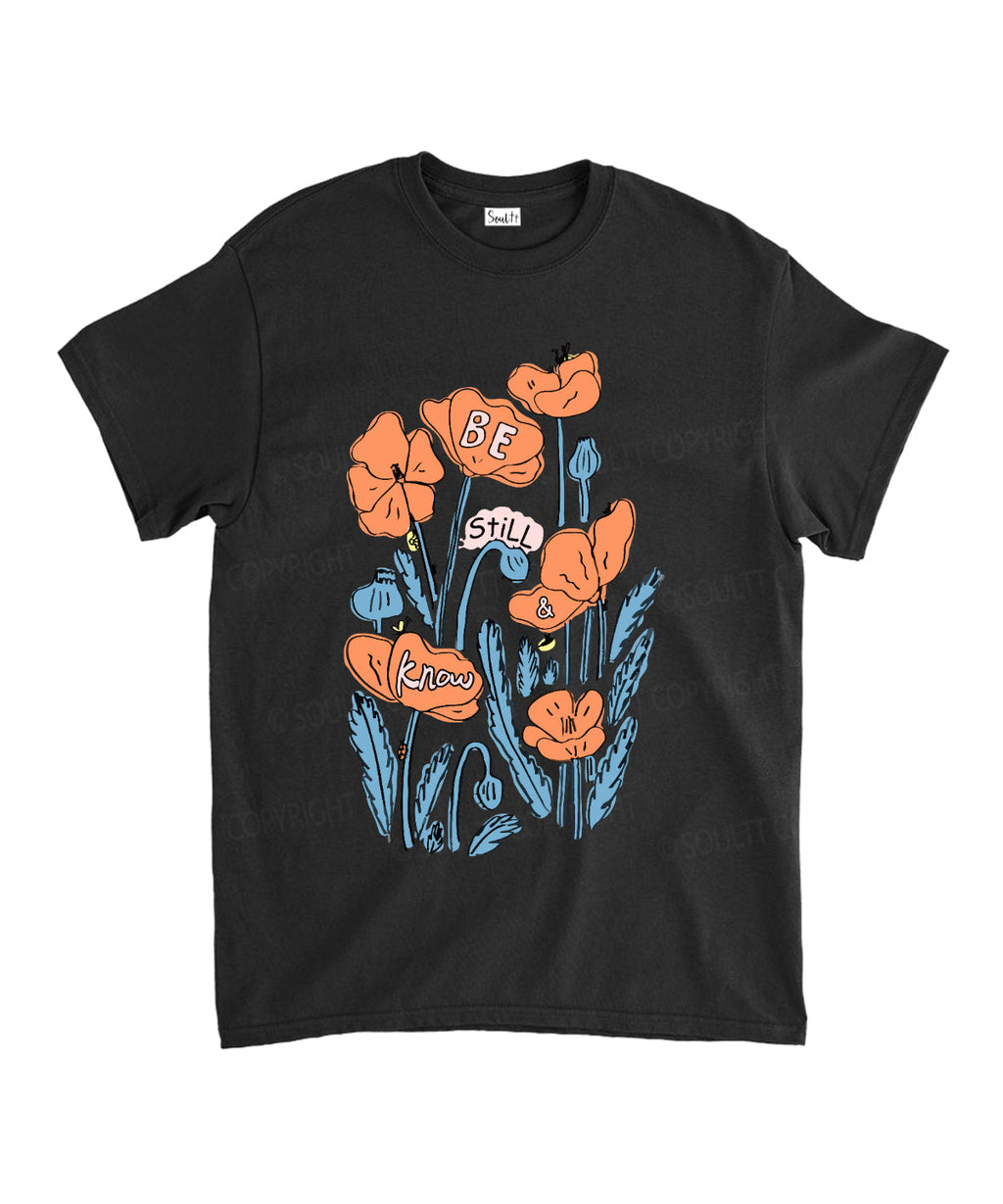 Be Still And Know Unisex Cotton Christian T-Shirt Hoodie, Sweatshirt | CiraTrend.com (Image 3)