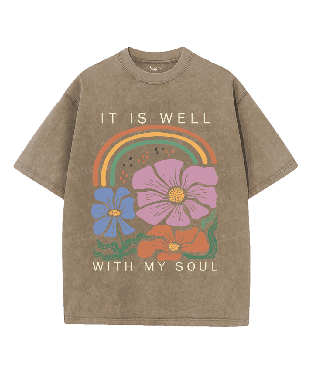 It Is Well With My Soul Washed Christian T-shirt Style026 Hoodie, Sweatshirt | CiraTrend.com (Image 5)