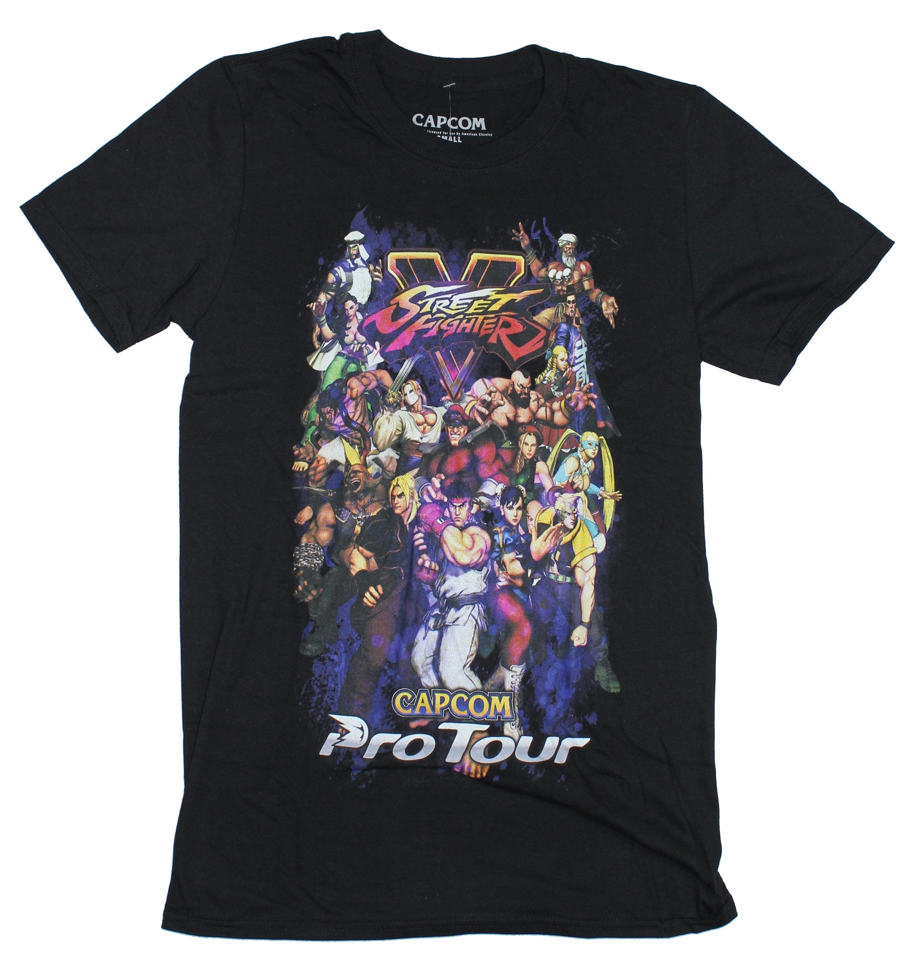 Street Fighter Mens T-Shirt - Street Fighter V Pro Tour Giant Cast Image Hoodie, Sweatshirt | CiraTrend.com