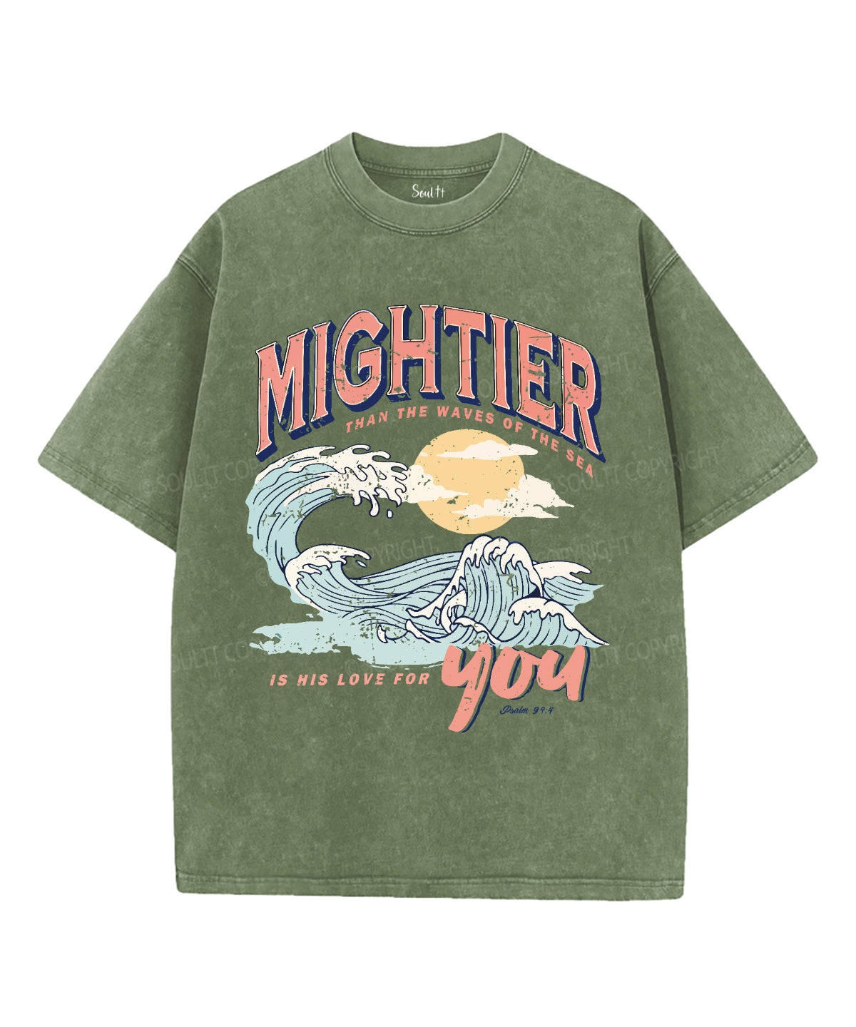 Mightier Than The Waves Washed Christian T-shirt Hoodie, Sweatshirt | CiraTrend.com (Image 5)