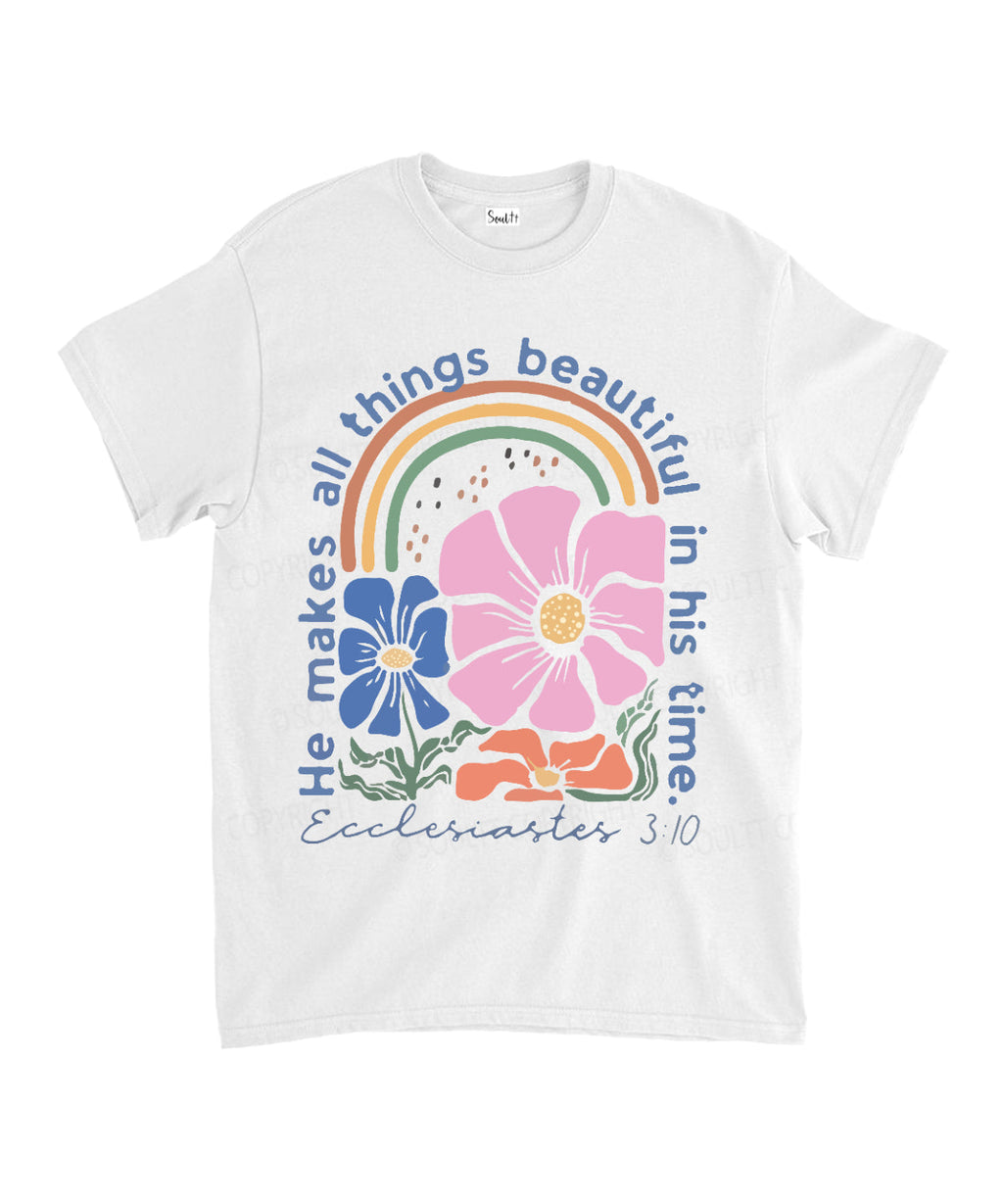 He Makes All Things Beautifyl Cotton Christian T-Shirts, Hoodie, Sweatshirt