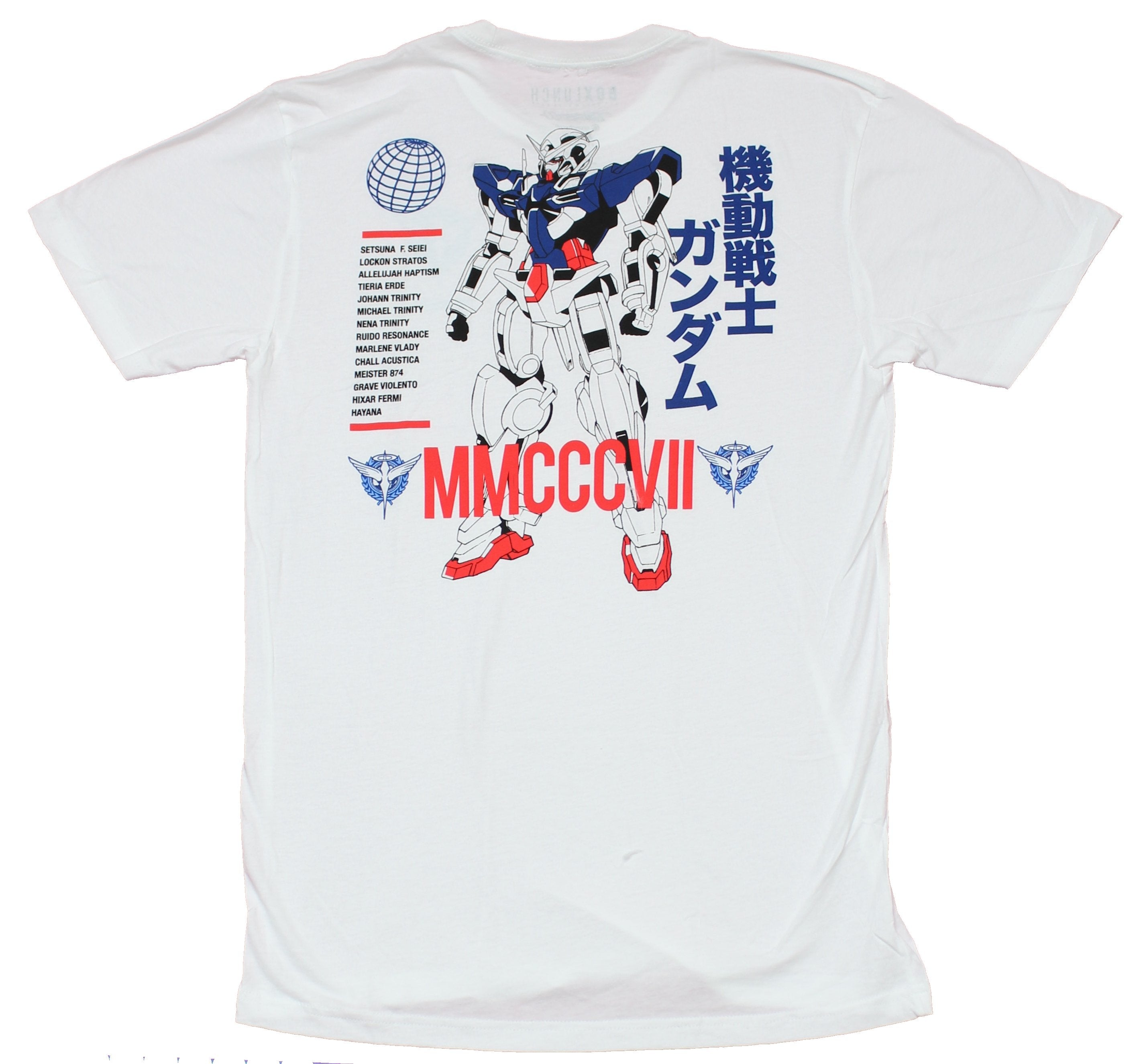 Gundam Mens T-Shirt - MMCCCVII Mech Stats Back Logo Lapel Hoodie, Sweatshirt | CiraTrend.com (Image 2)