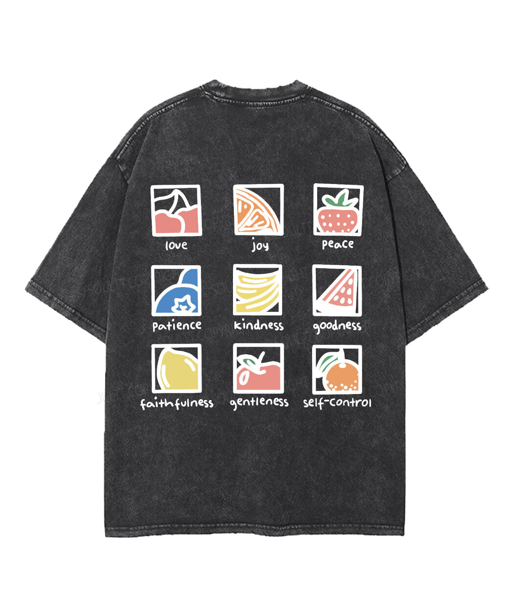 Fruit Of The Spirit Double Sided Washed Christian T-shirt Style001 Hoodie, Sweatshirt | CiraTrend.com (Image 5)