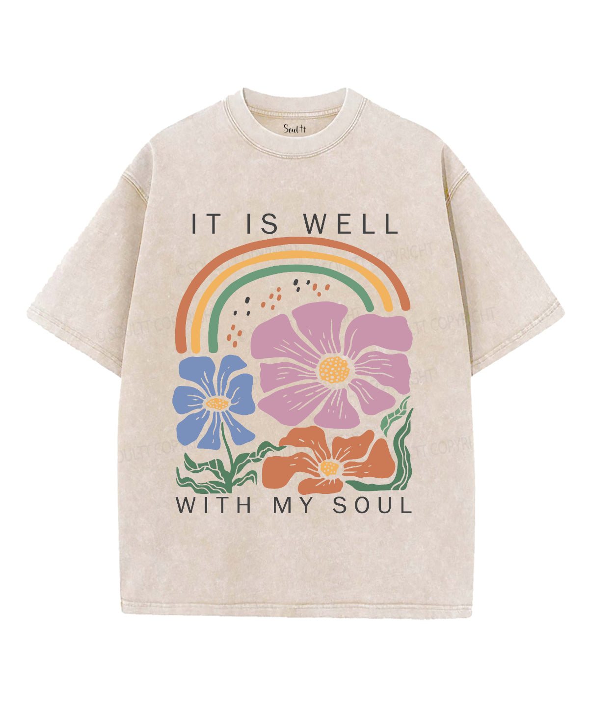 It Is Well With My Soul Washed Christian T-shirt Style026 Hoodie, Sweatshirt | CiraTrend.com (Image 4)