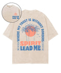 Spirit Lead Me Double Sided Unisex Washed Christian T-shirt Hoodie, Sweatshirt | CiraTrend.com (Image 1)