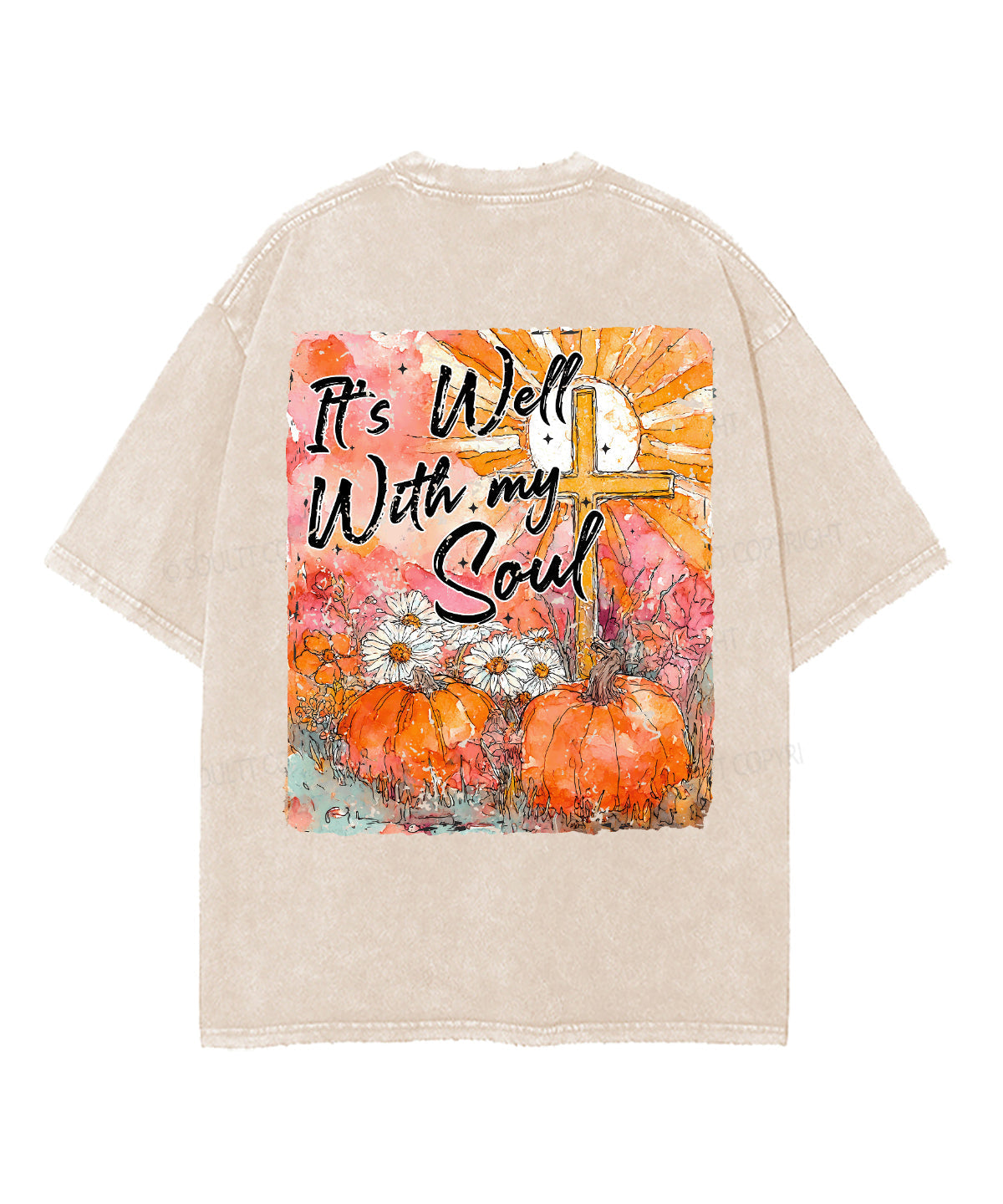 Is Well My Soul Double Sided Washed Christian T-Shirts, Hoodie, Sweatshirt