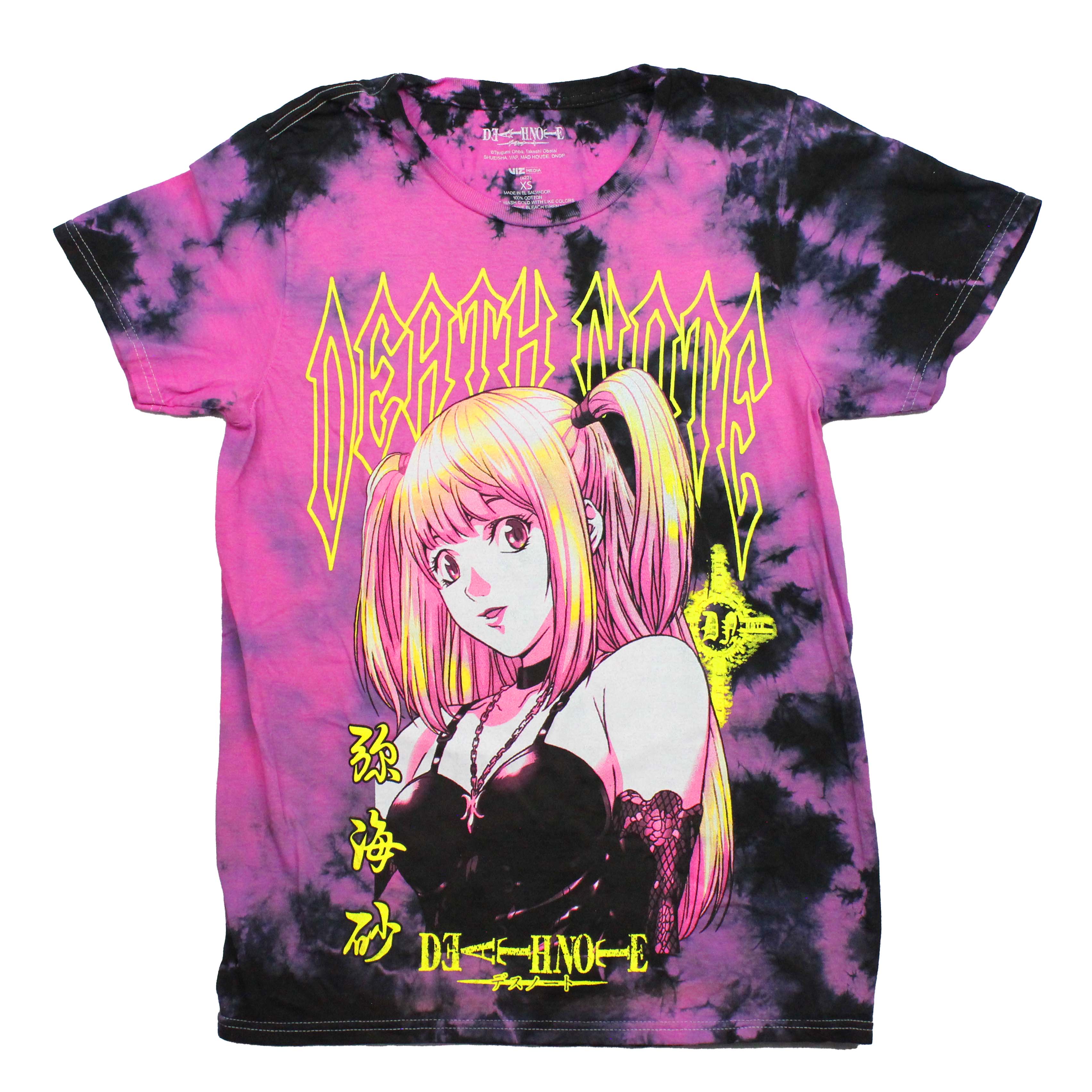 Death Note Mens T-Shirt - Miss Amane Lingerie Sharp Yellow Font Name Hoodie, Sweatshirt | CiraTrend.com