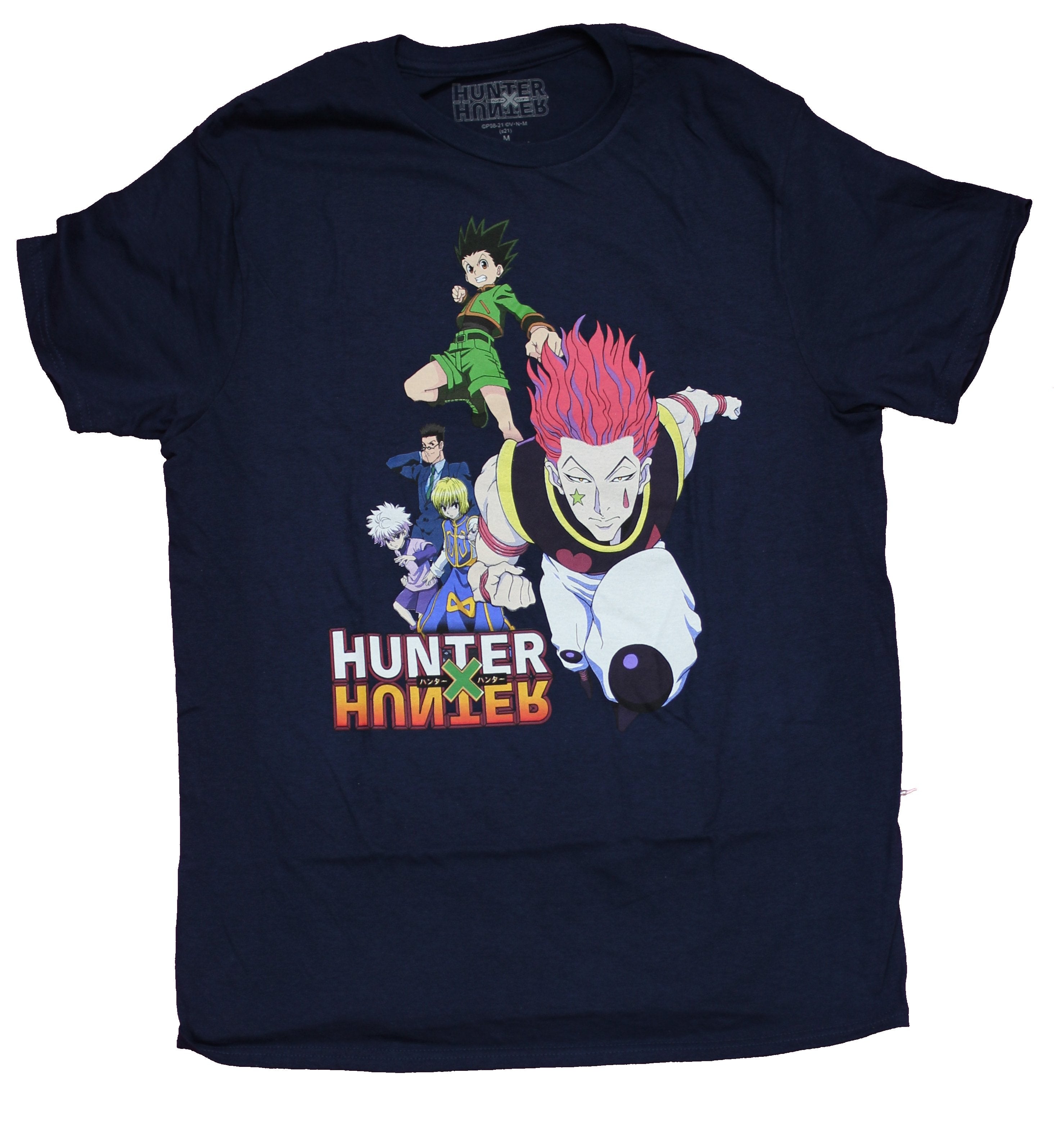 Hunter X Hunter Mens T-Shirt - Group Next To Logo Hoodie, Sweatshirt | CiraTrend.com