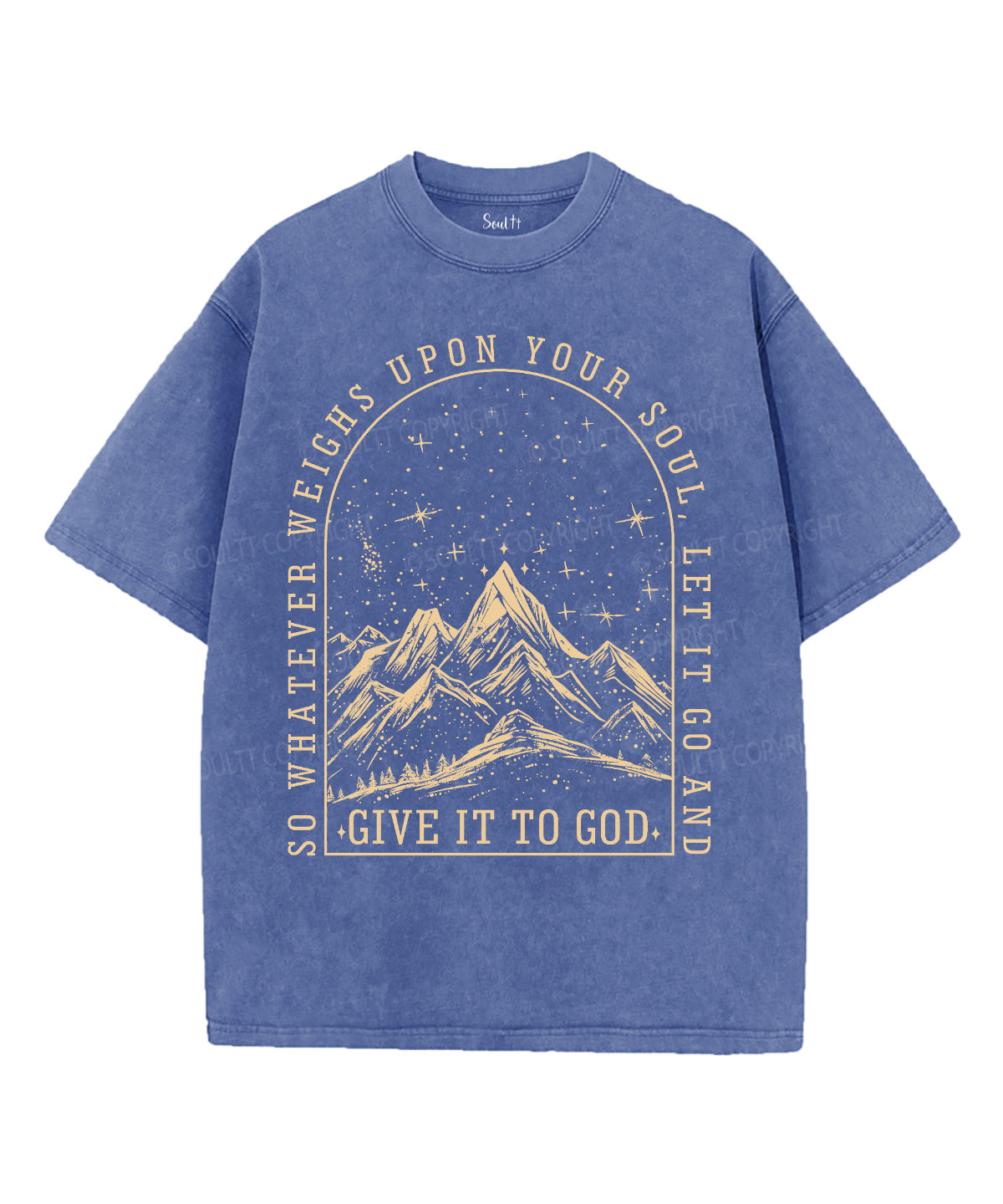 Give It To God Unisex Washed Christian T-shirt Style001 Hoodie, Sweatshirt | CiraTrend.com (Image 3)