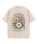We Love Because He First Loved Us Unisex Washed Christian T-shirt Style001 Hoodie, Sweatshirt | CiraTrend.com (Image 1)