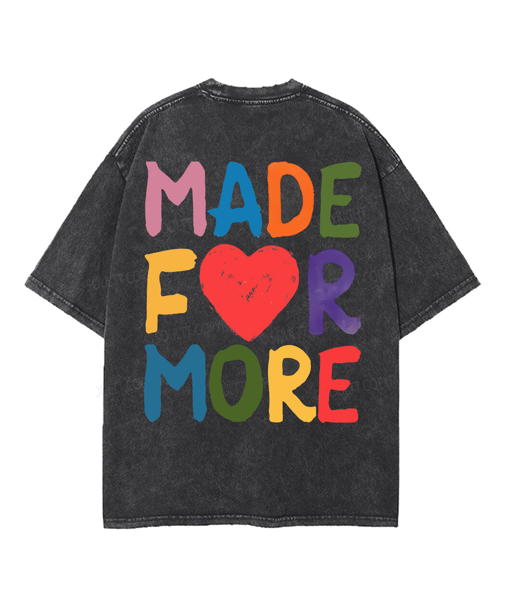 Made For More Double Sided Unisex Washed Christian T-shirt Hoodie, Sweatshirt | CiraTrend.com (Image 2)
