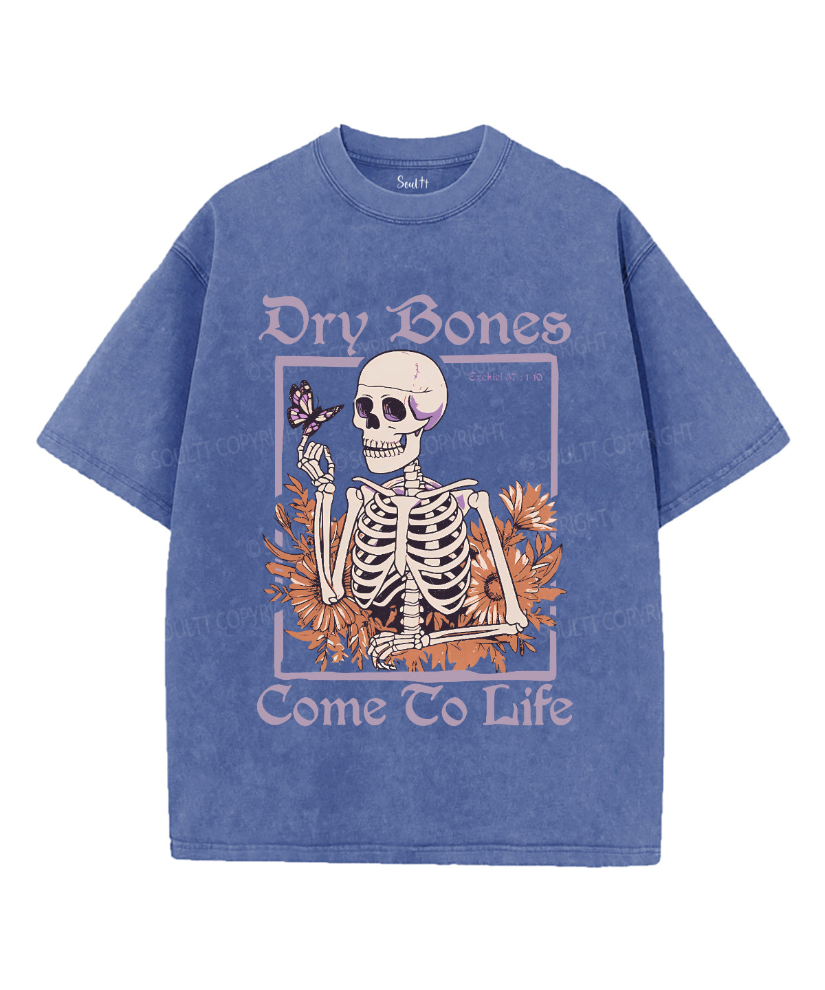 Dry Bones Come To Life Unisex Washed Christian T-shirt Style001 Hoodie, Sweatshirt | CiraTrend.com (Image 3)