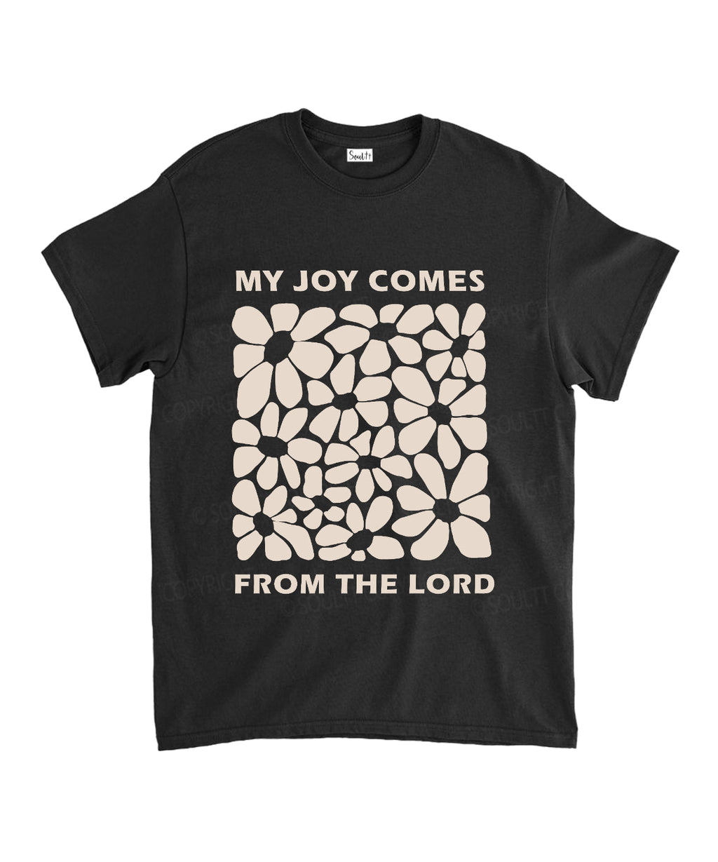 My Joy Comes From The Lord Unisex Cotton Christian T-Shirt Hoodie, Sweatshirt | CiraTrend.com (Image 1)