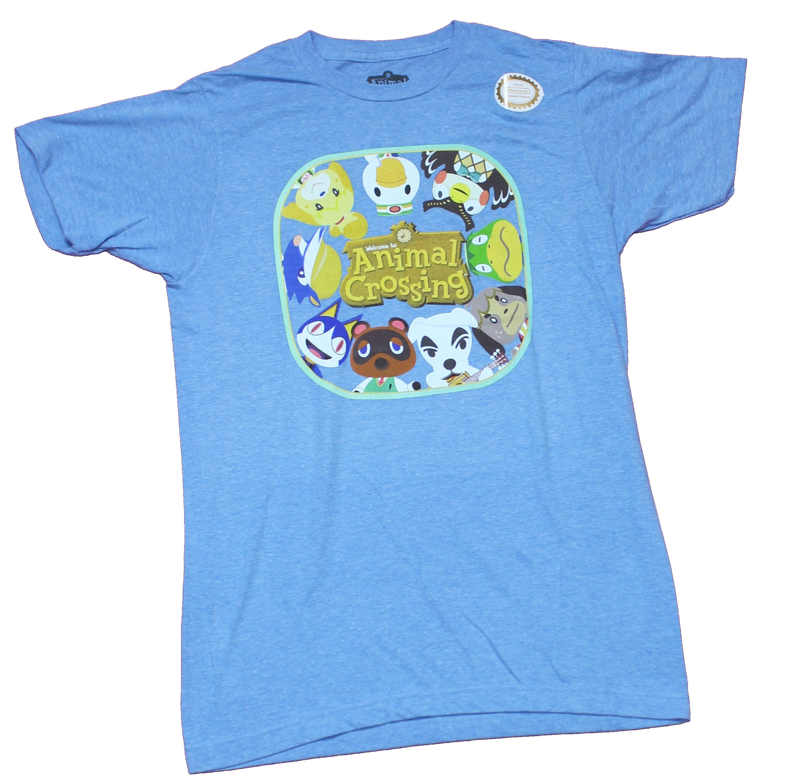 Animal Crossing Mens T-Shirt - Circled Group Logo Image Hoodie, Sweatshirt | CiraTrend.com