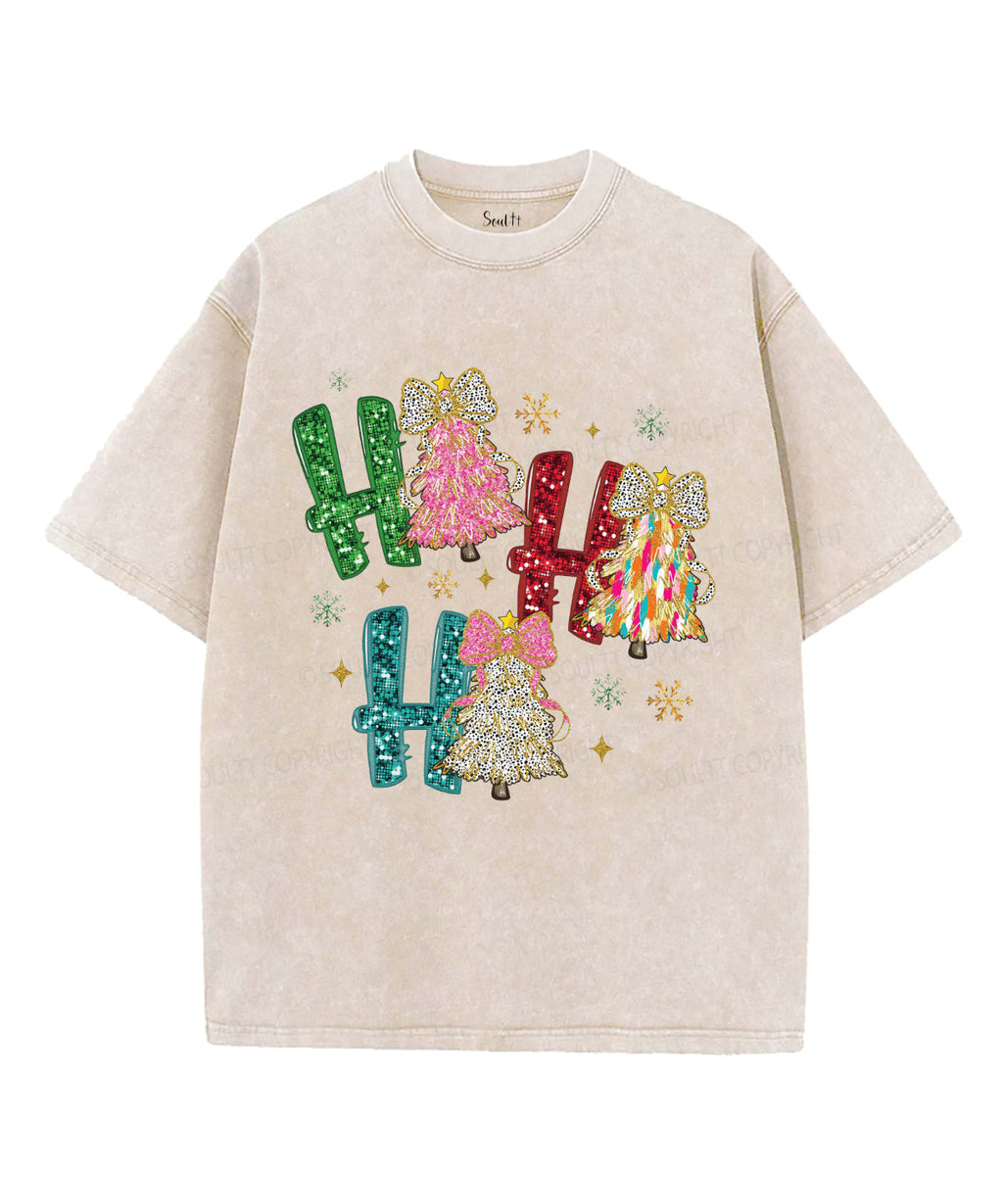 HO HO HO Washed Christian T-Shirts, Hoodie, Sweatshirt