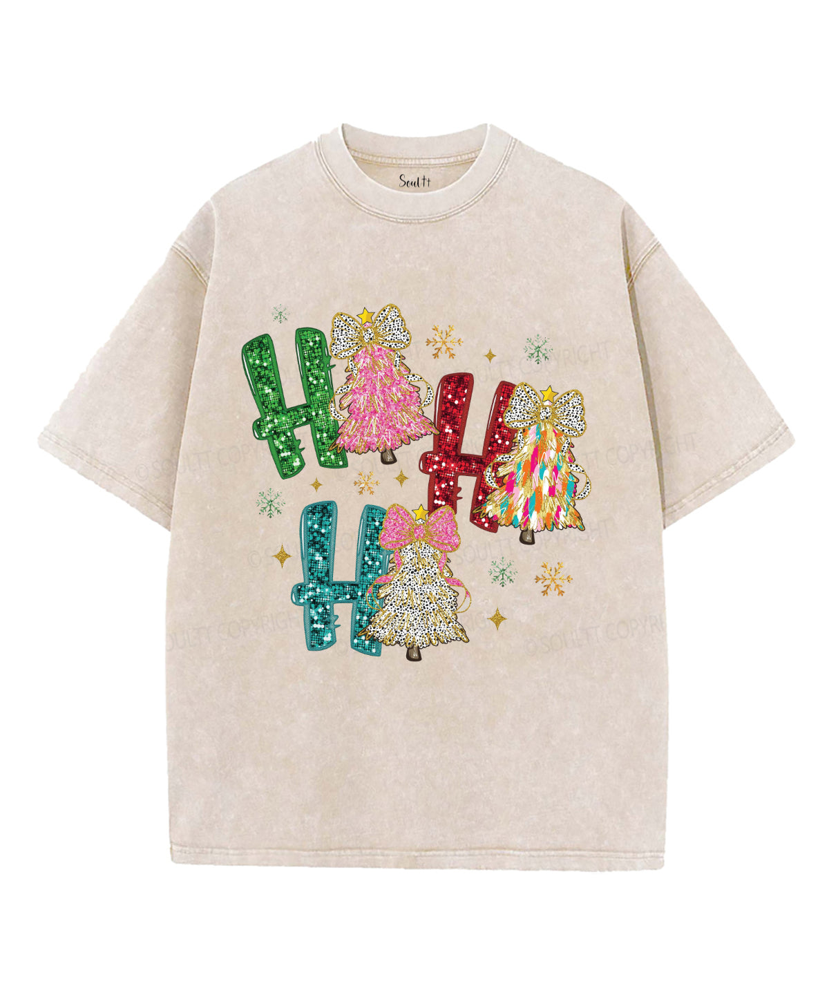 HO HO HO Washed Christian T-Shirts, Hoodie, Sweatshirt